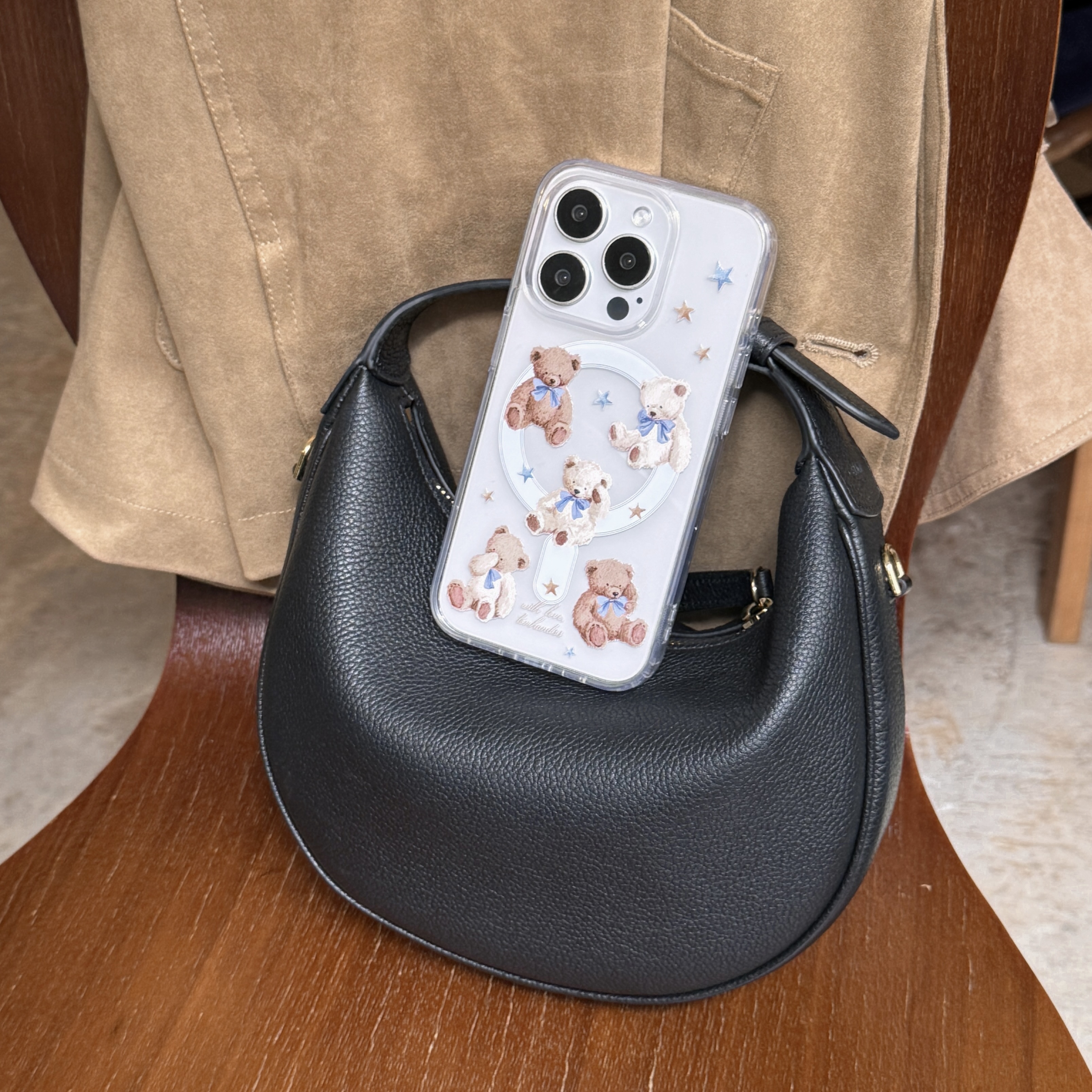 【2026ver. The Childhood Teddy】透明MagSafe iPhone Case