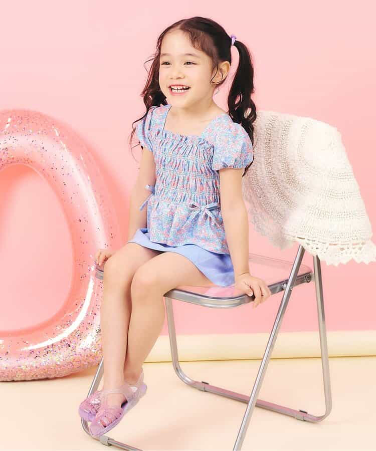 🇯🇵預訂 日本直送🇯🇵Apres les cours三色緞帶褶皺泡泡袖分體泳衣