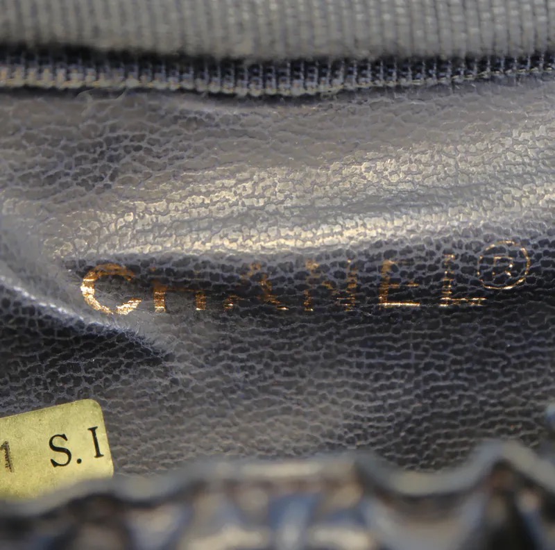 Chanel Coco Mark Denim Vanity Handbag