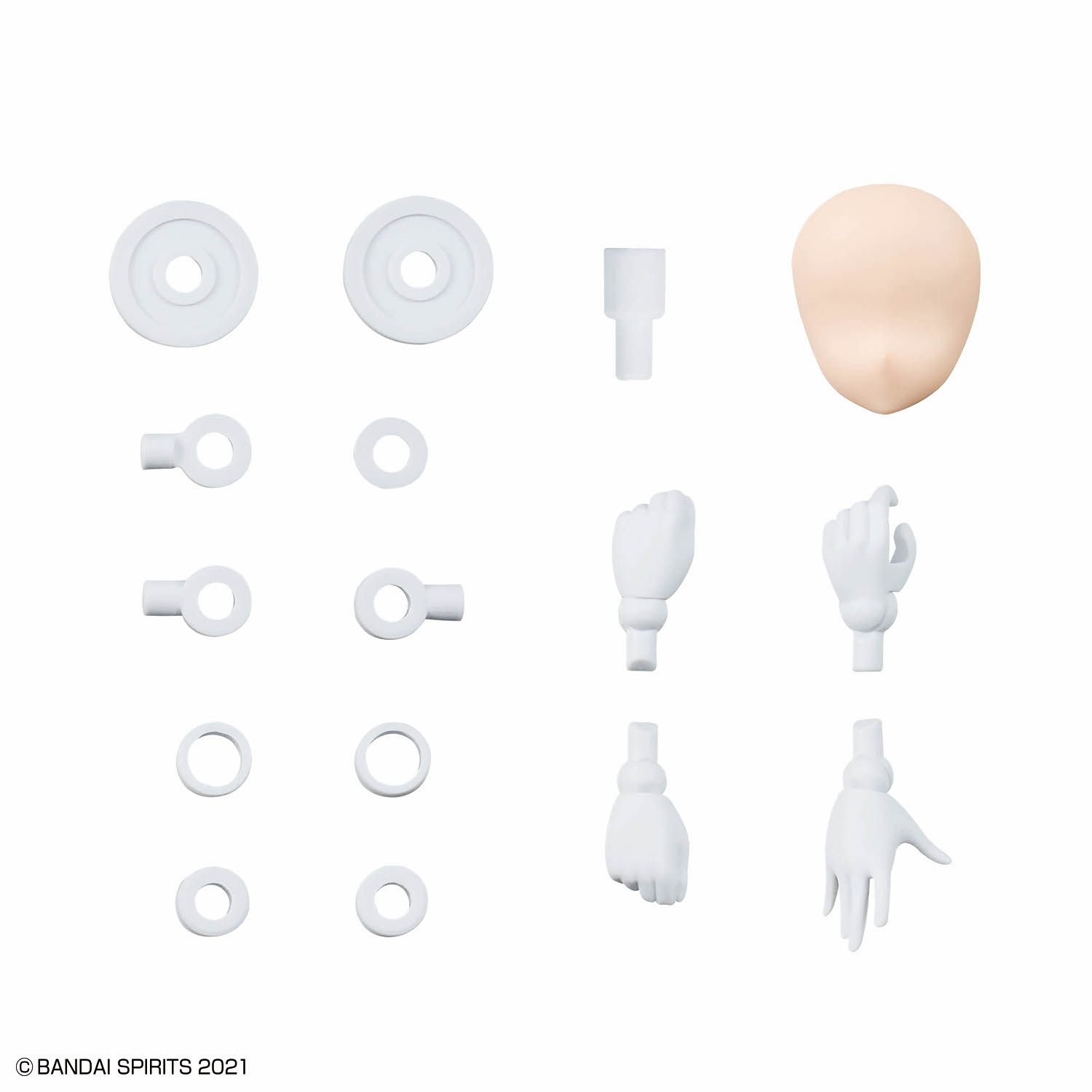 (預訂訂金 $100) (總價 $110) Bandai 30 Minutes Sisters 30MS Option Parts Set 27 (Minerva Costume) [Color A] 30分鐘少女戰線 替換部件 27 (密涅瓦服) [A色] 模型 (行版) 