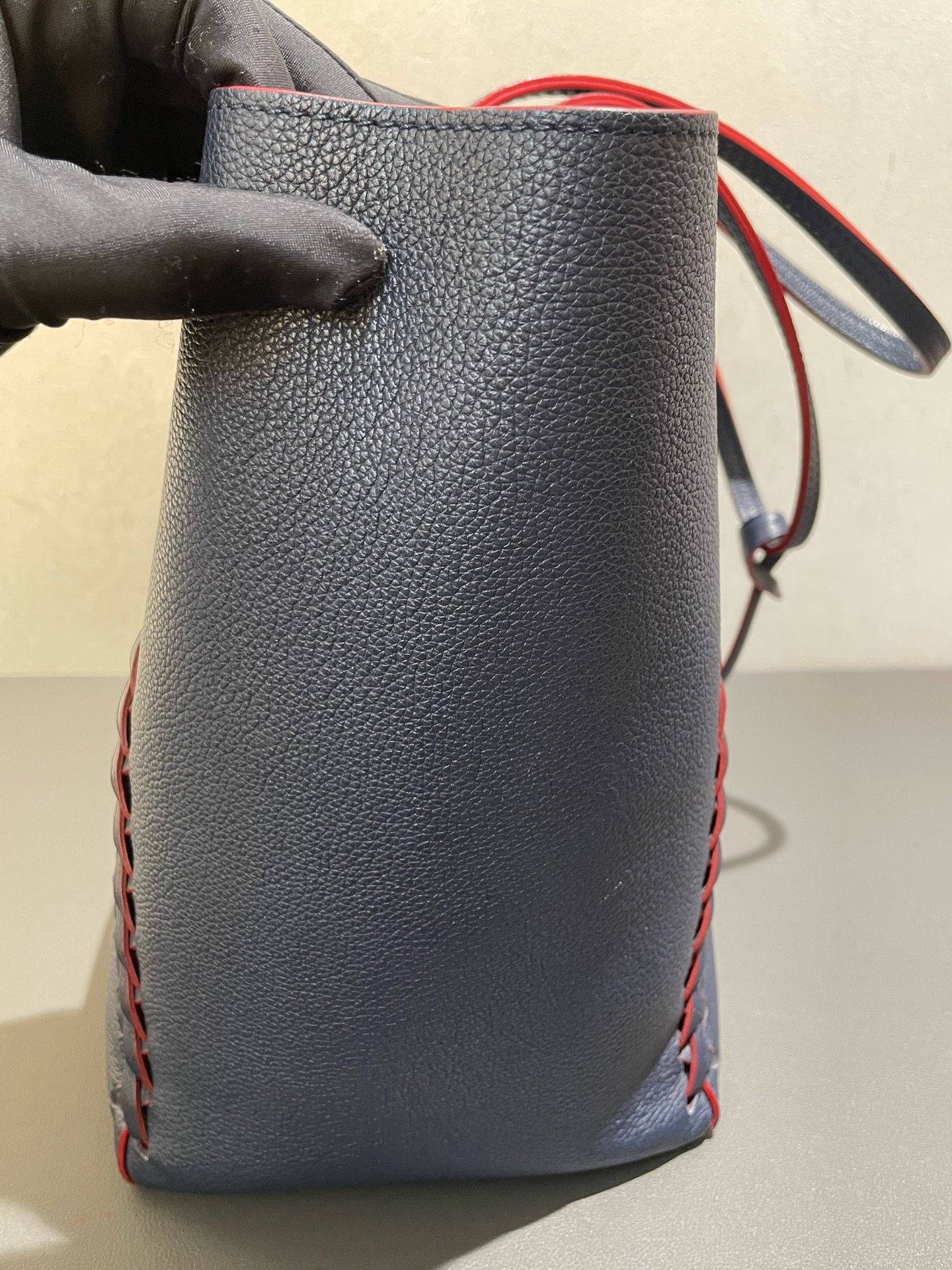 【預訂貨品】LV 限量編織深藍色全皮 Lockme tote 