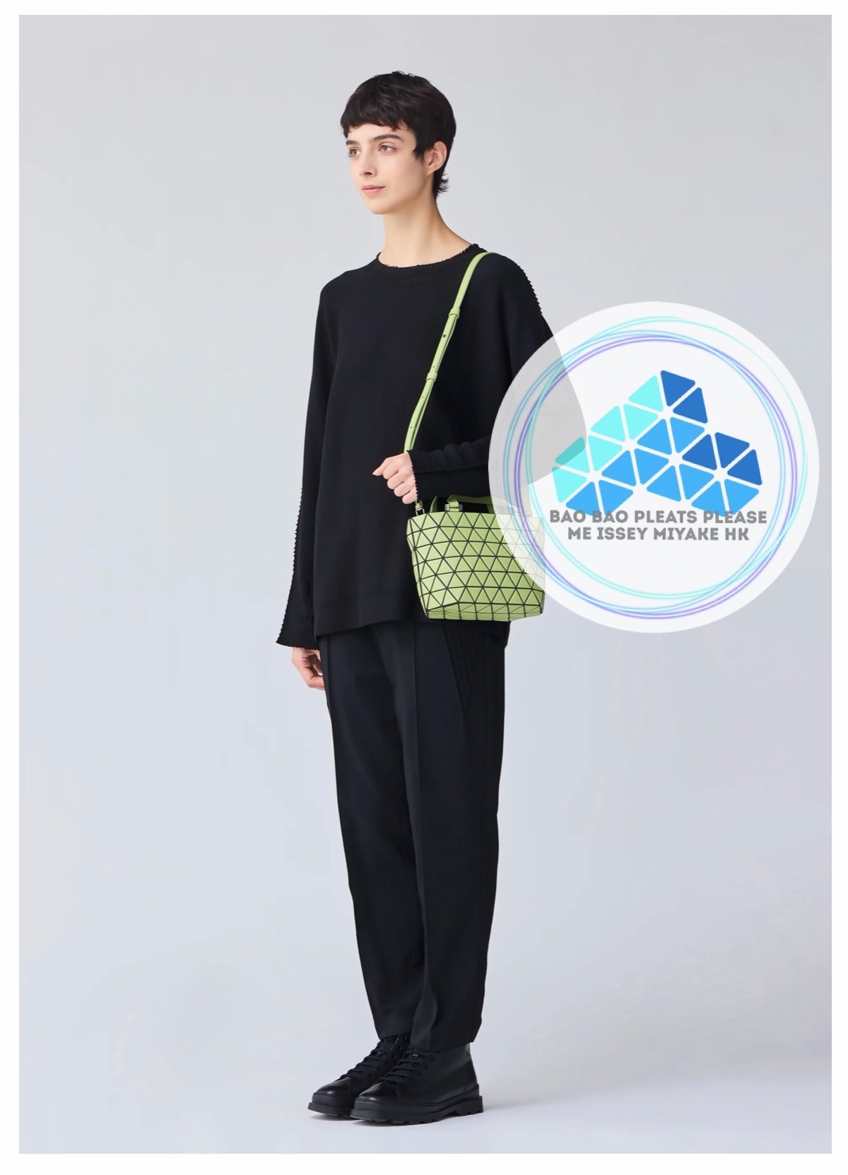 BAO BAO 啞皮水晶手挽斜孭兩用袋crystal matte top handles Crossbody bag