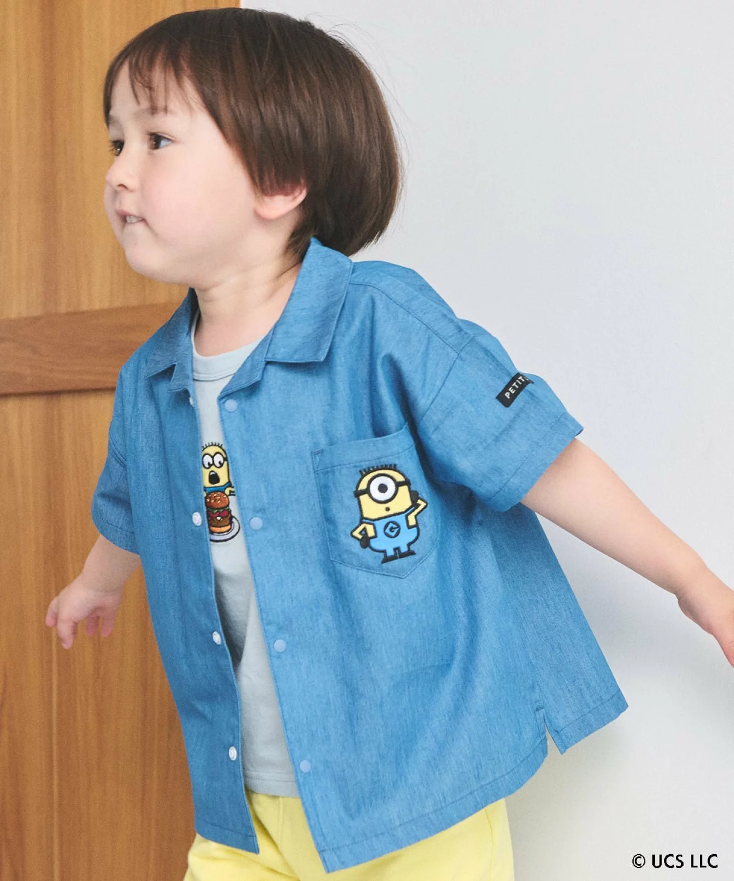 🆕【⭐訂購⭐】日本直送🇯🇵 #Minions 刺繡 襯衫［2款選］[ELHA-0041][260909]
