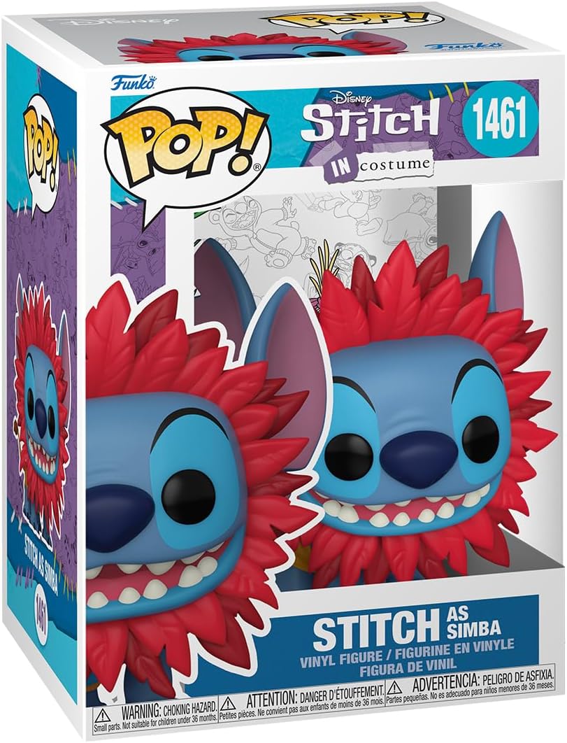 📦訂購 美國代購 Funko POP! Disney Stitch Simba Figure 史迪仔 辛巴 模型