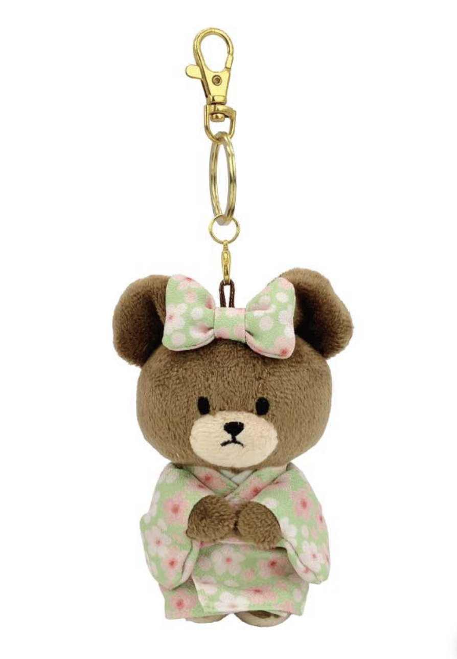 「預訂」The Bears' School綠色和服公仔掛飾