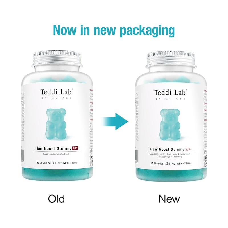 澳洲Teddi Lab® BY UNICHI 生髮養髮小熊軟糖 海鹽青提味 Pro升級版 60粒