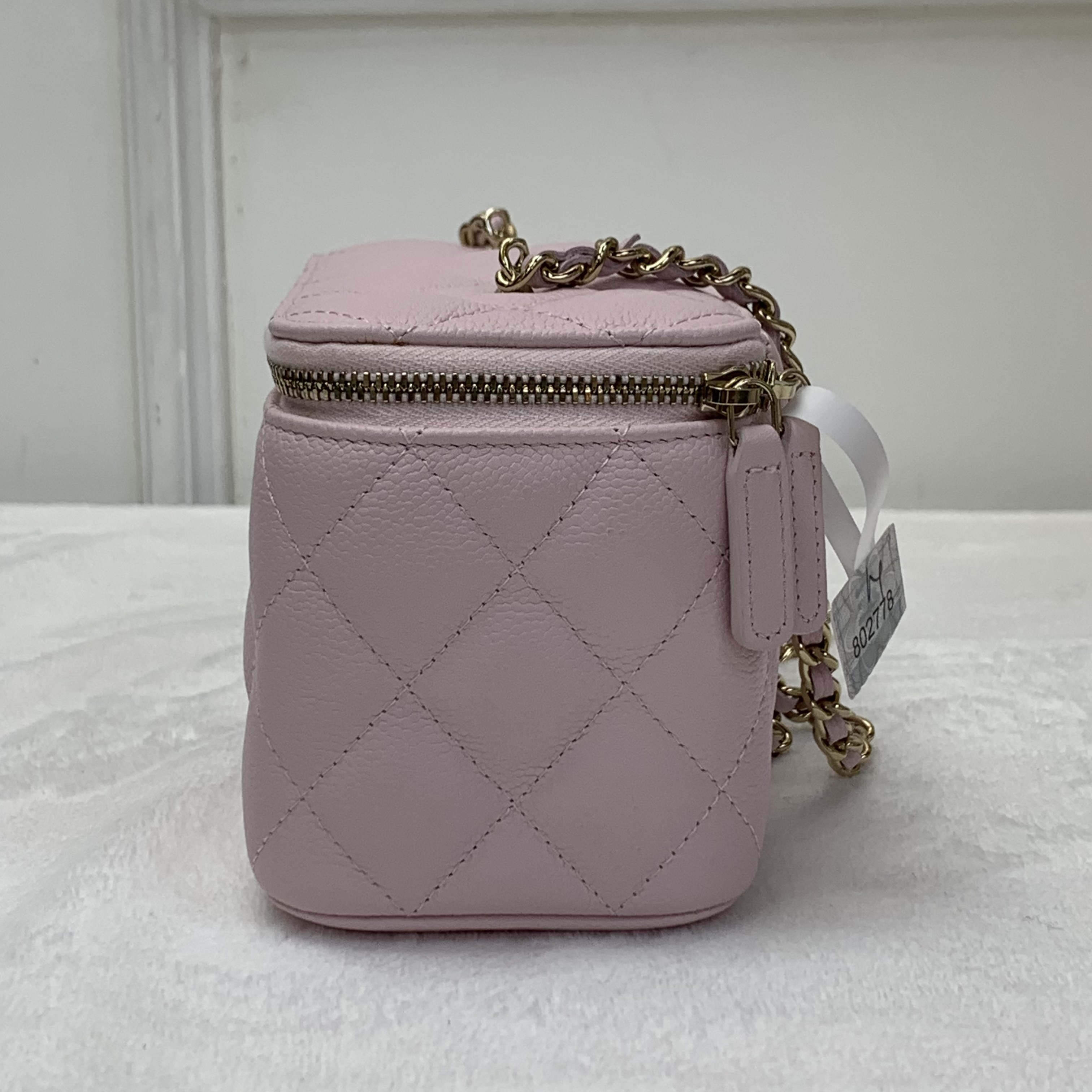 Chanel Long Vanity in Pink Caviar 淡粉化妝包