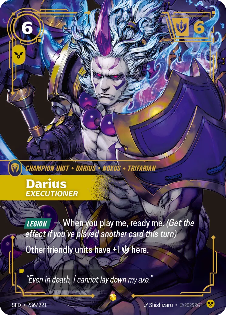 [ Spiritforged - Overnumber ] SFD-236/221 Darius Executioner