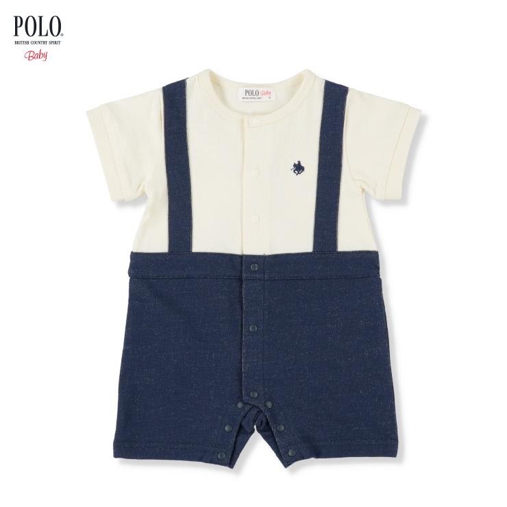 🇯🇵限量預訂 日本直送🇯🇵Polo Baby兩色小馬刺繡吊帶短袖連身服