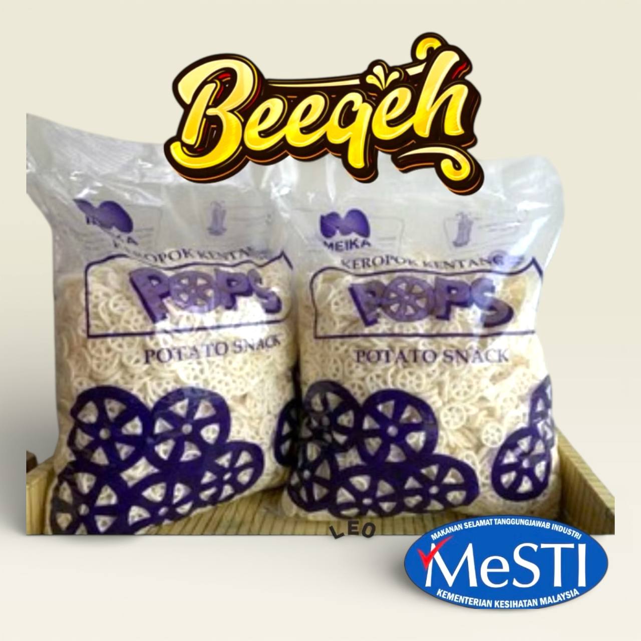 【1KG】Pops Potato Roda Chip Tayar Ring 车轮饼