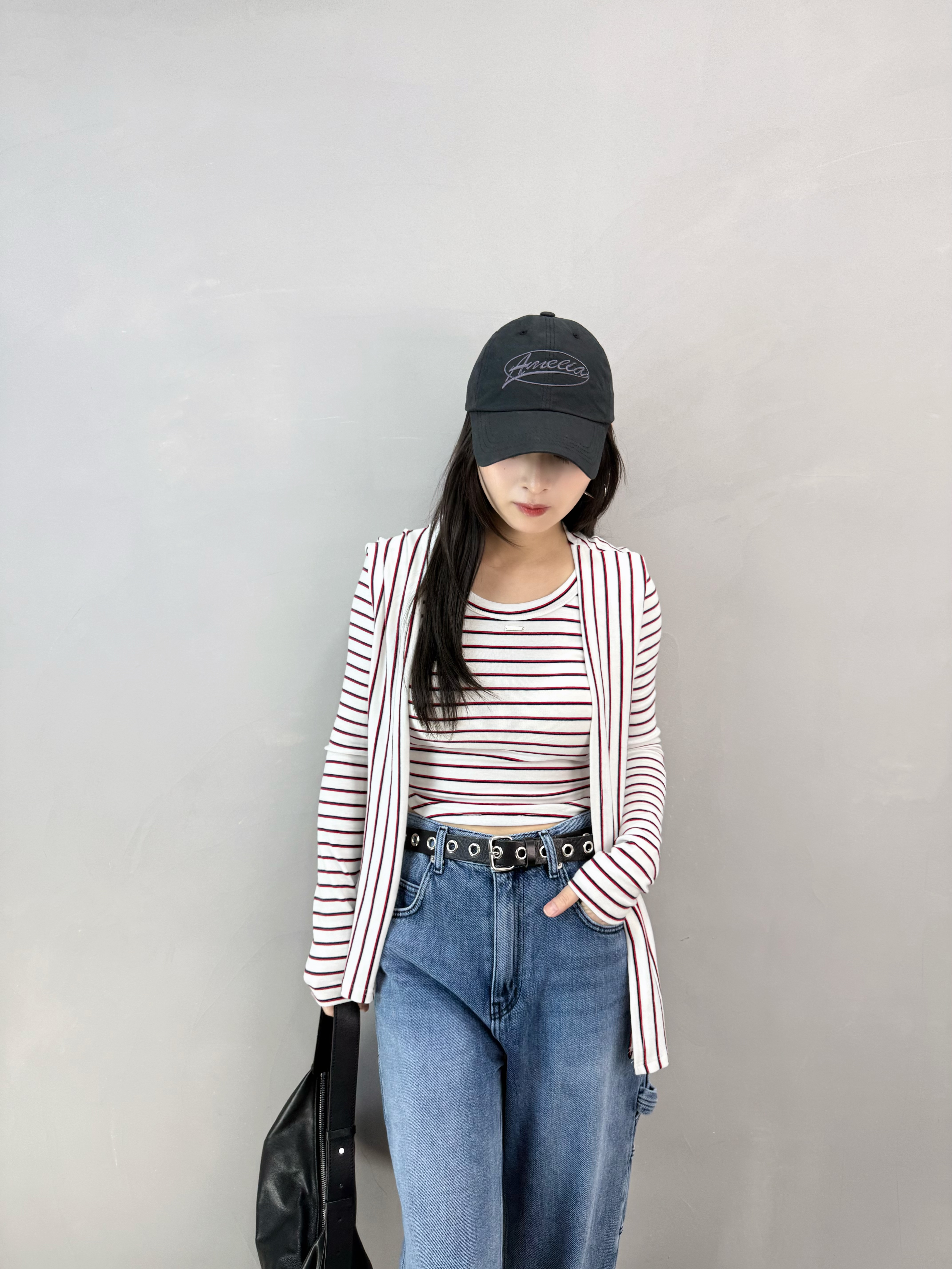 J67 車章U領Tee+披肩Set