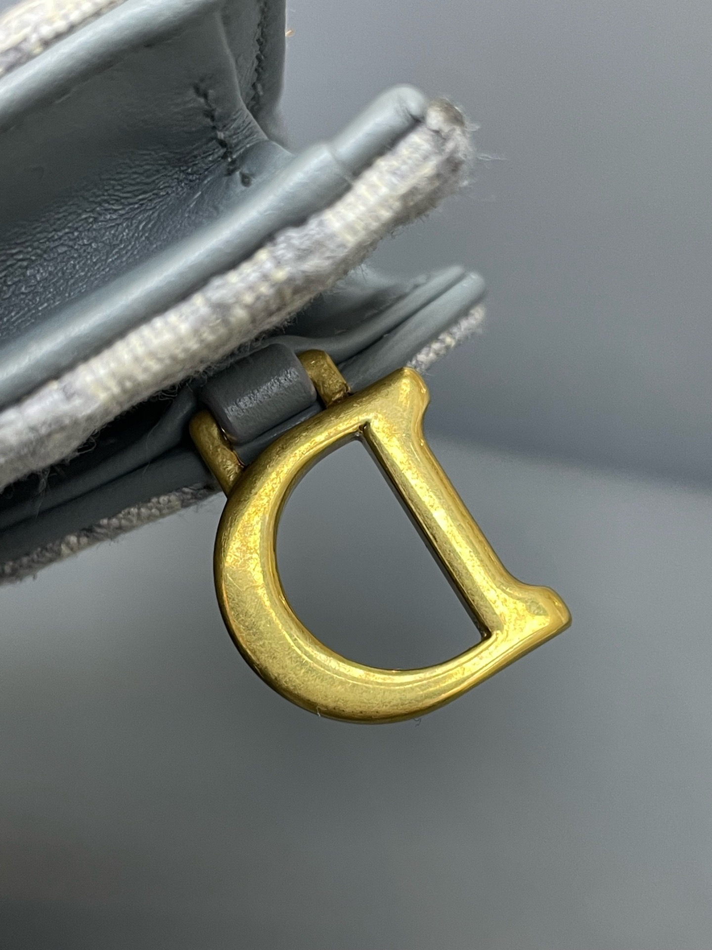 【預訂貨品】Dior經典灰色帆布卡包