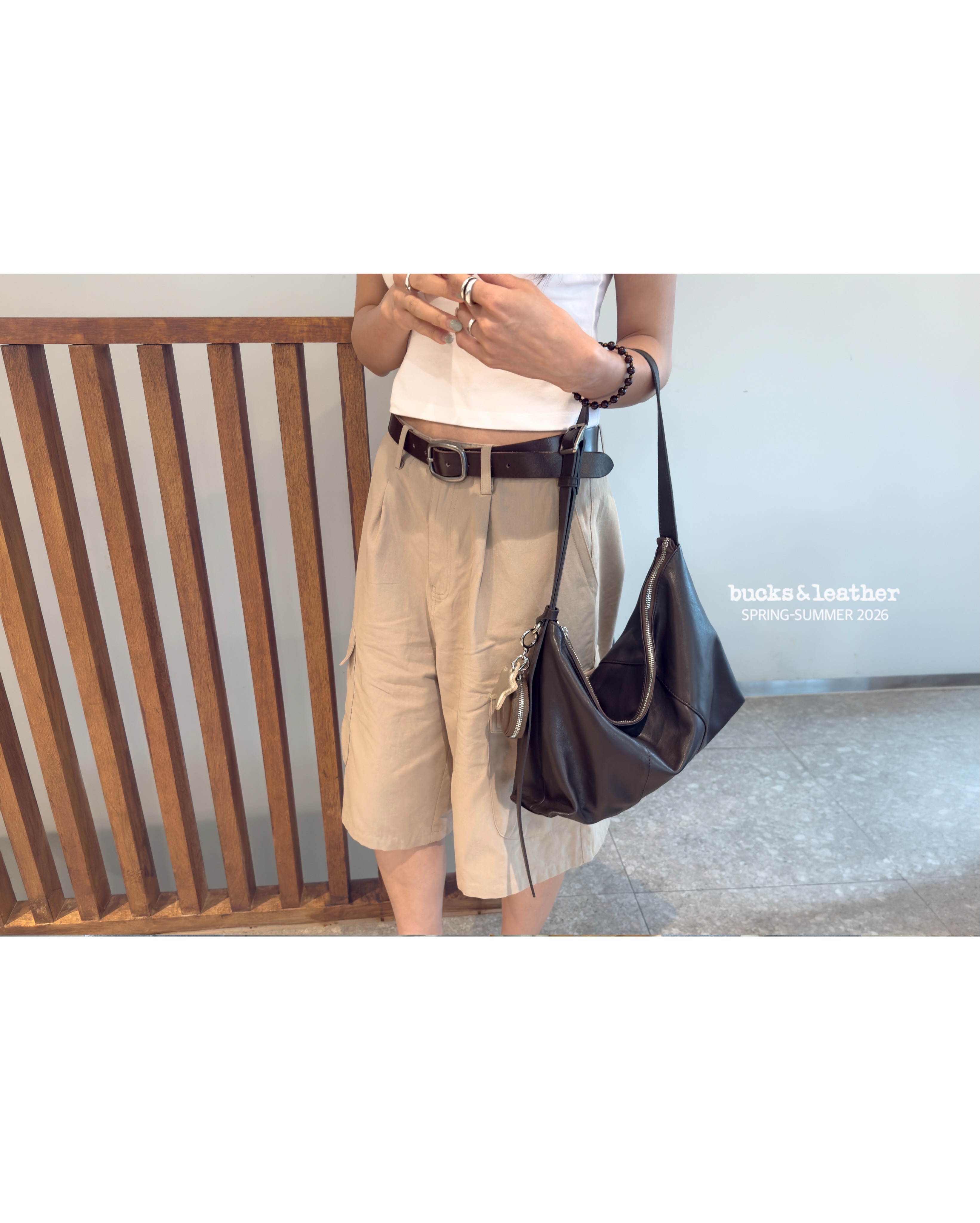 【26SS 】預訂_Corner Bag By Bucks & leather