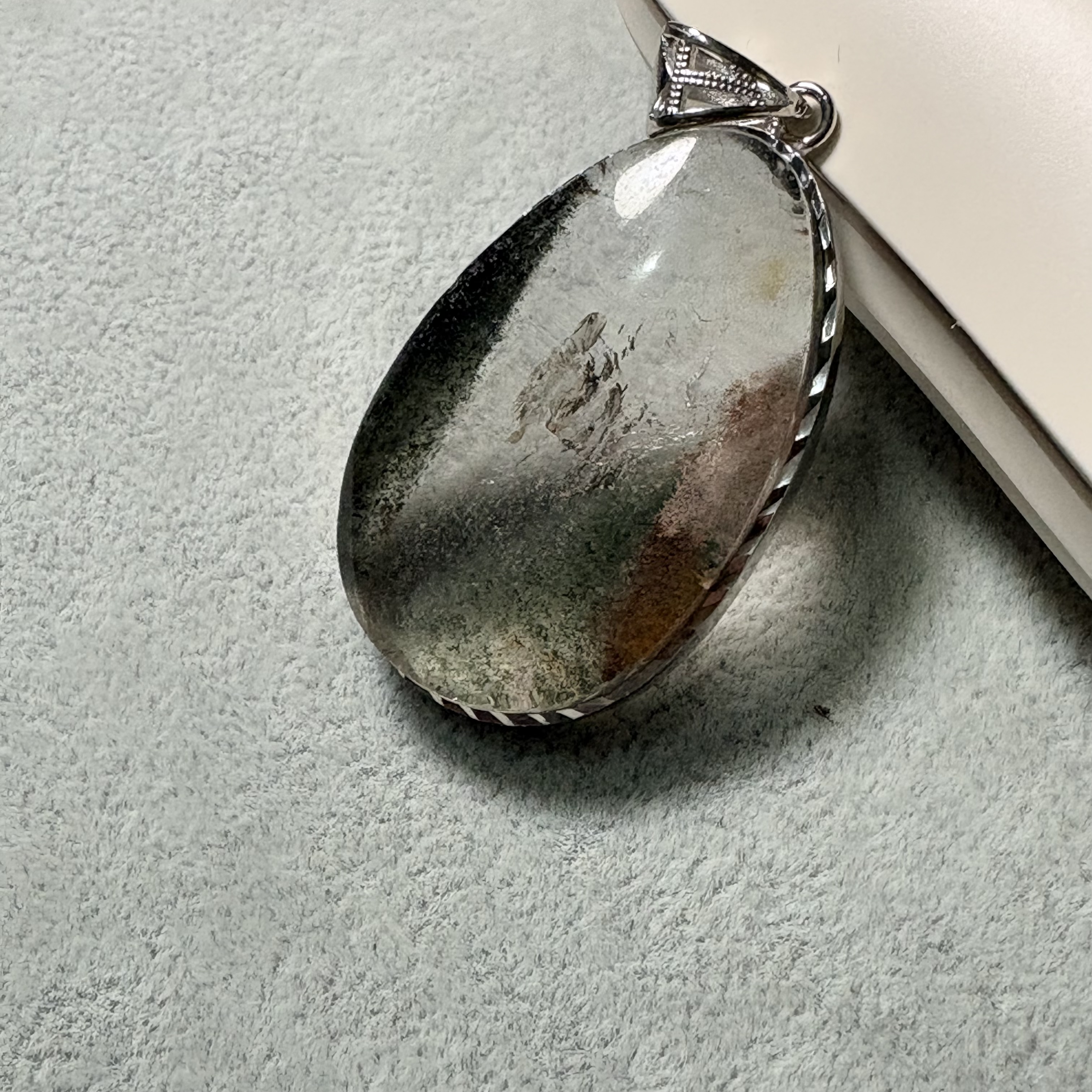 綠幽靈吊咀 重：9.63g(附送證書）No19-590