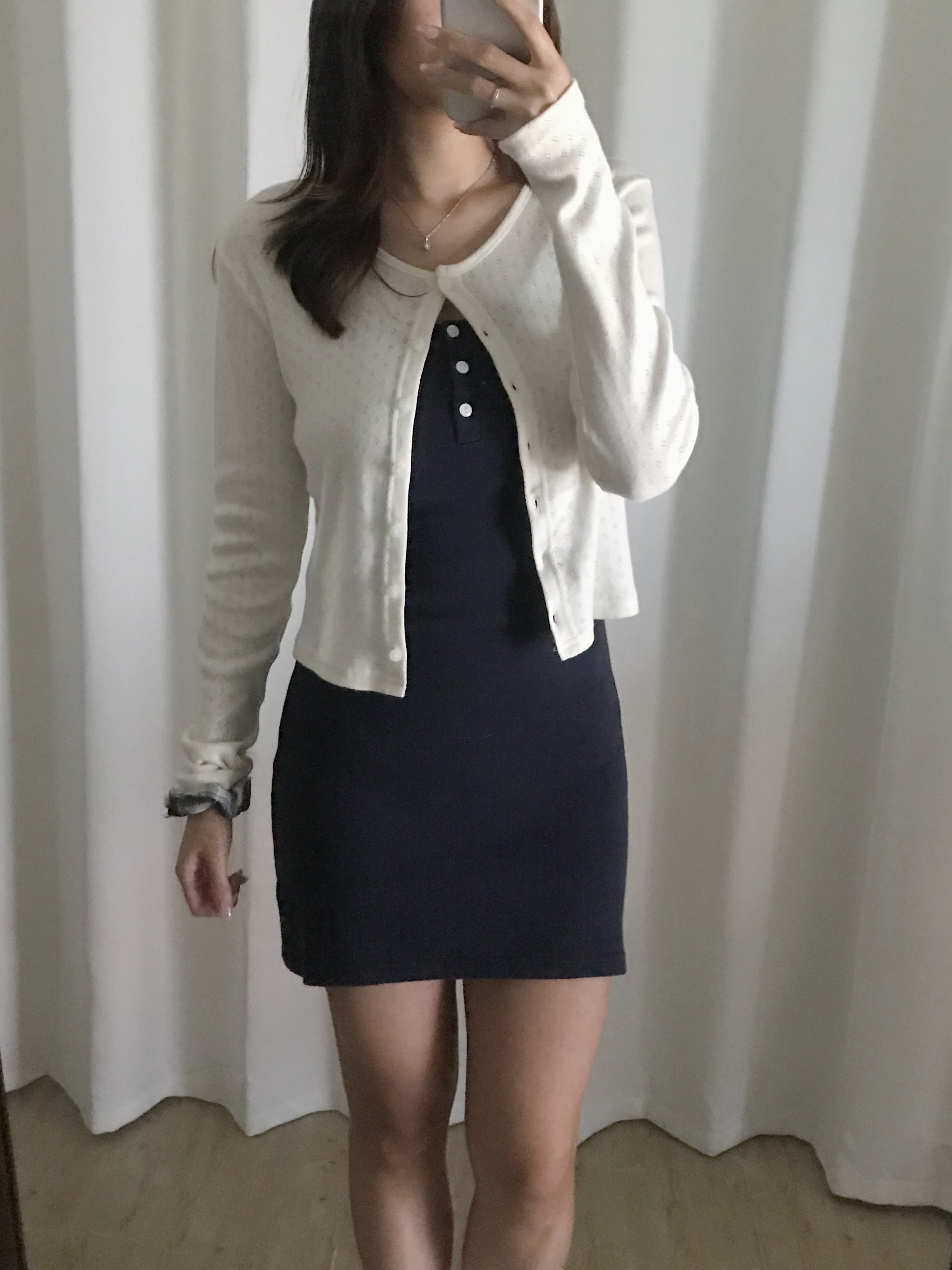 圓領棉質通花小外套(八色入)