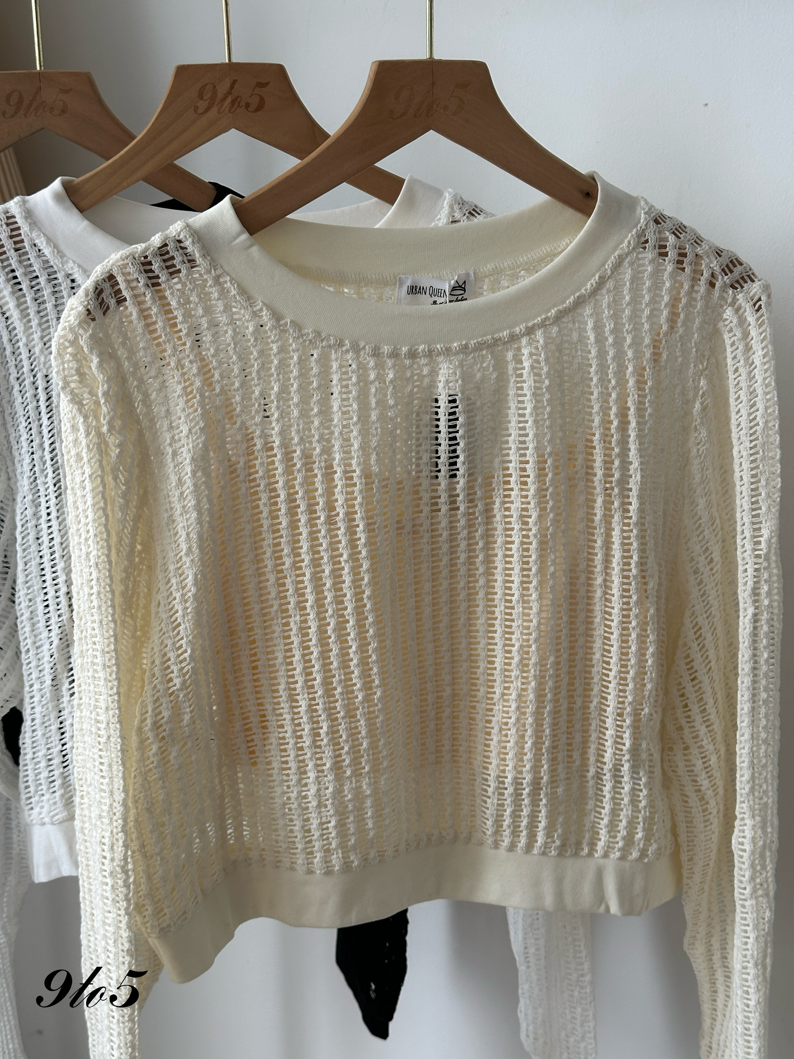 T4002 Open-knit Top - 4 Colors 