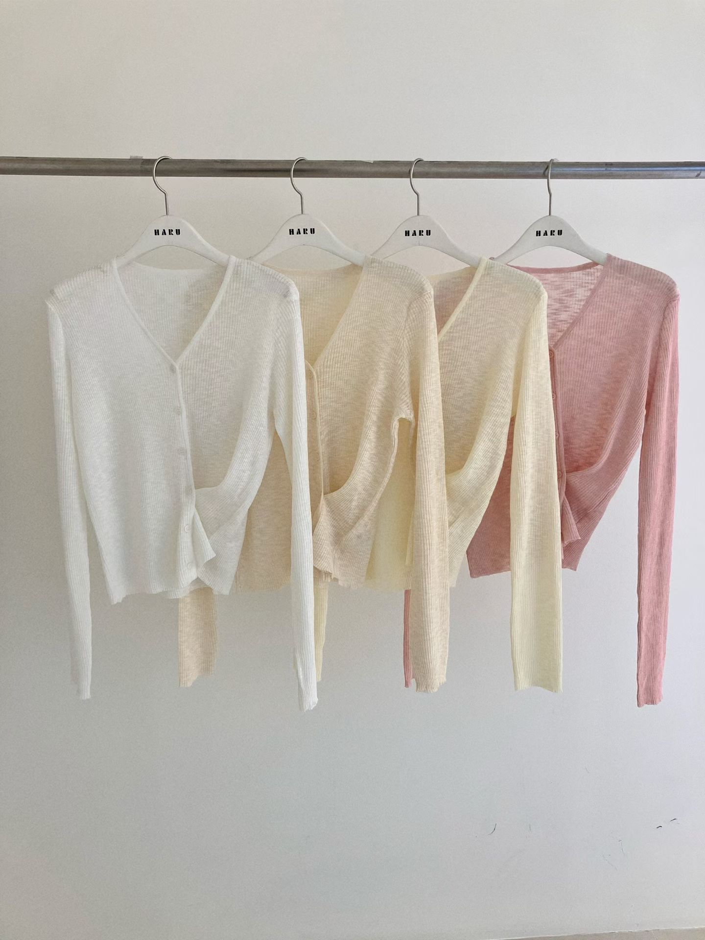 HA1 糖果色針織外套