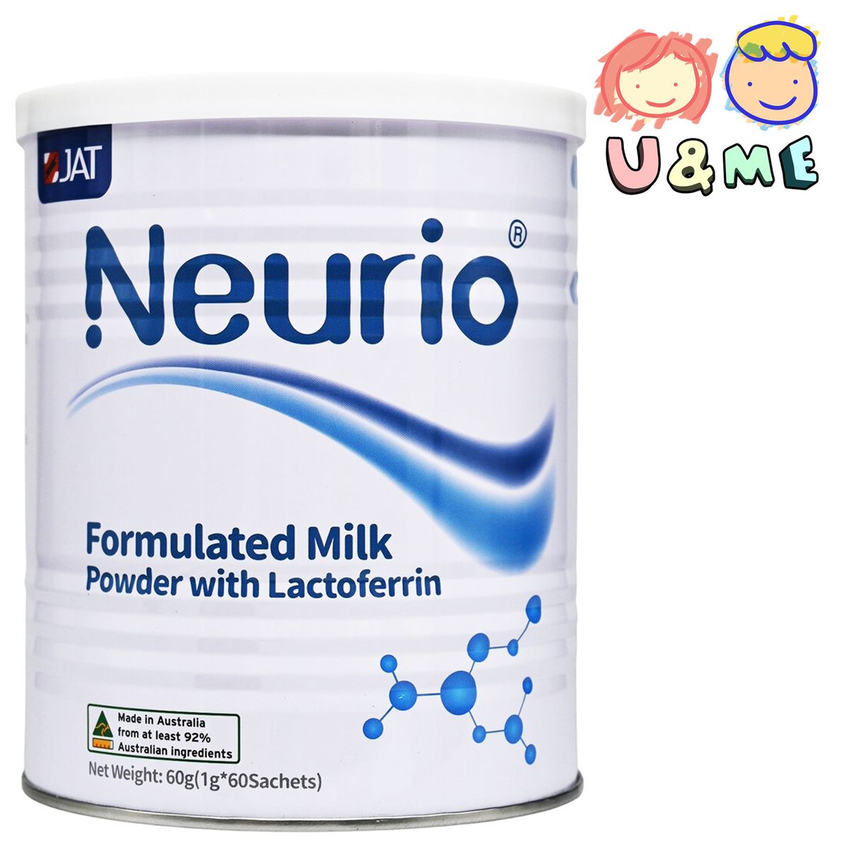澳洲 Neurio 紐瑞優 乳鐵蛋白粉 - 白金版 1gx60包