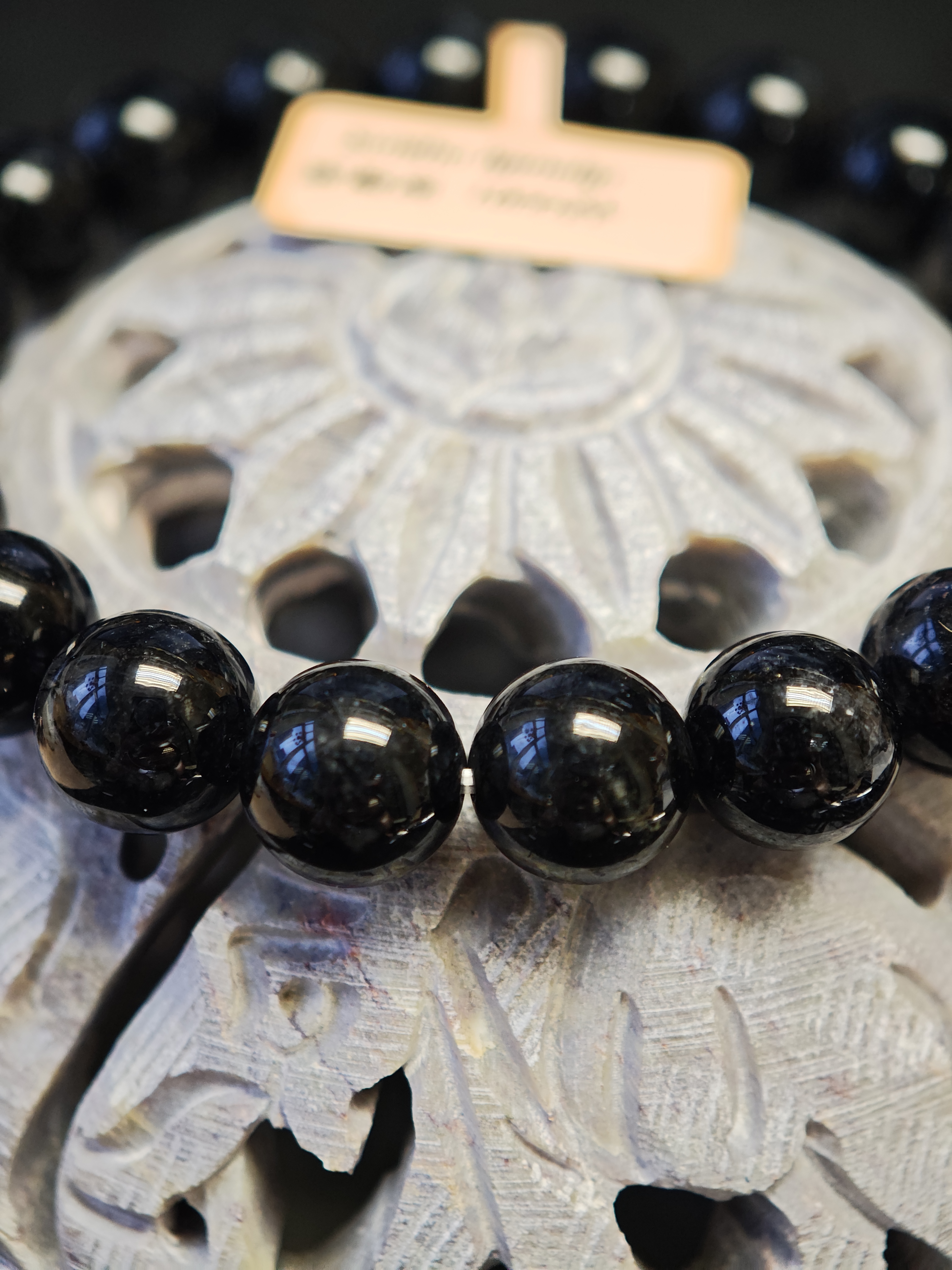 ✨新品水晶手串✨😊實物拍攝📷✨⚫滿礦黑髮晶🖤✨✨