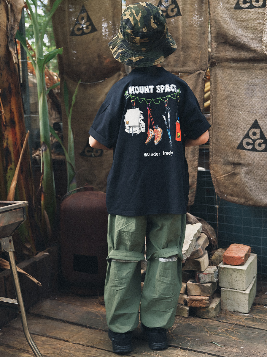 2件起各减$10。🌄 MOUNT SPACE 戶外主題童裝 Tee
