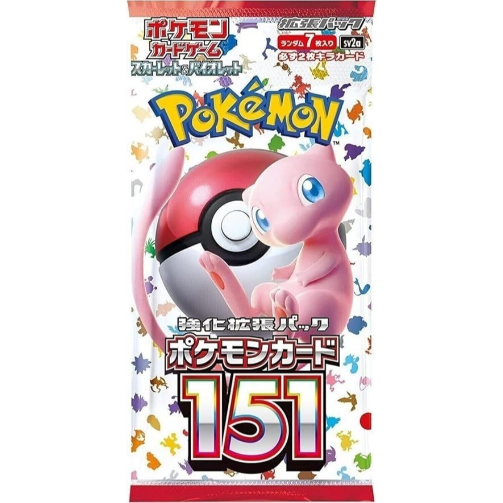 Pokemon寶可夢 - 日本版 PTCG SV2a Pokémon Card 151 原盒原膜 (擴充包 20包/盒) ポケモンカード151