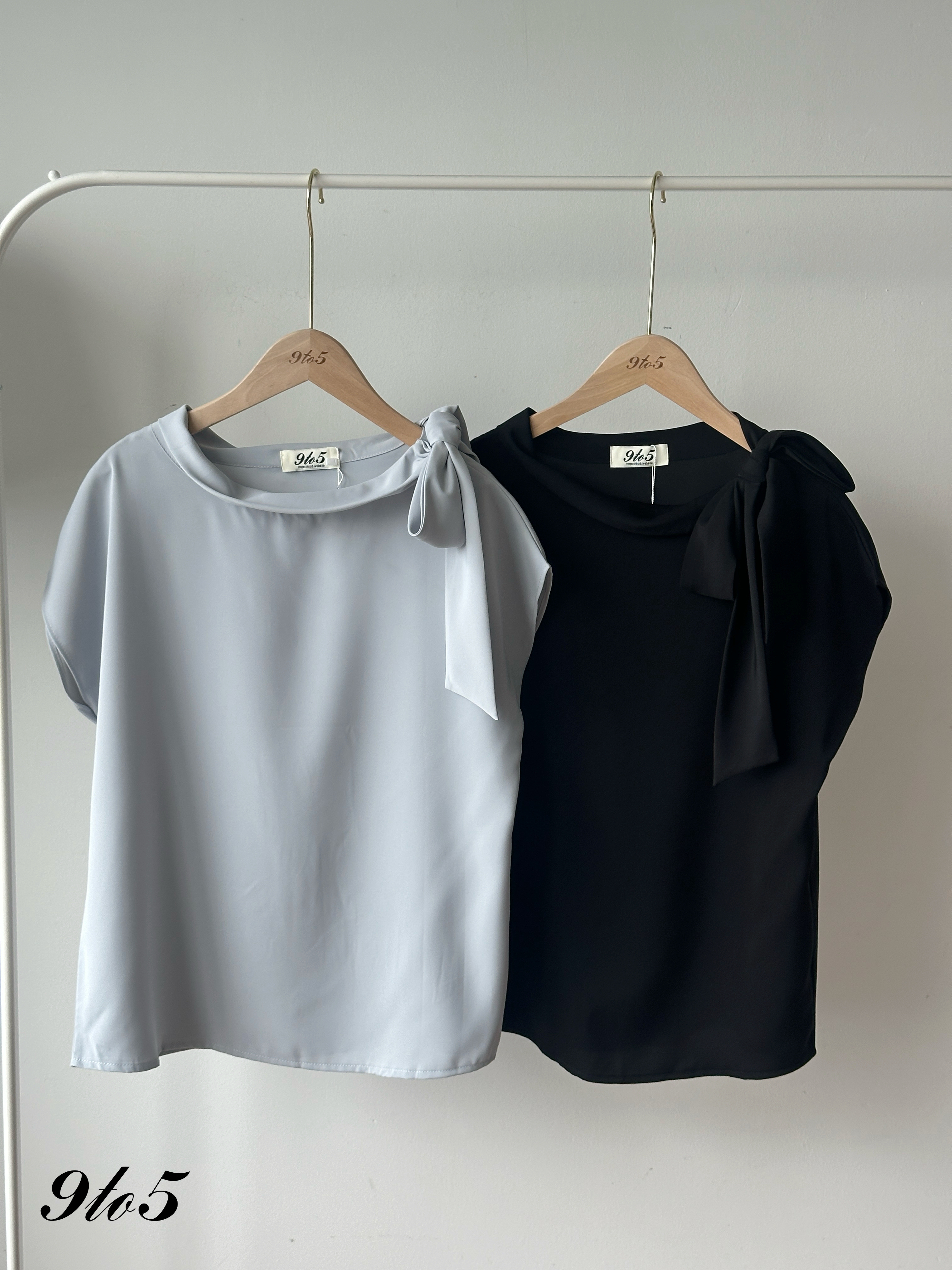 T4307 Side Bow-tie Top - 4 Colors 