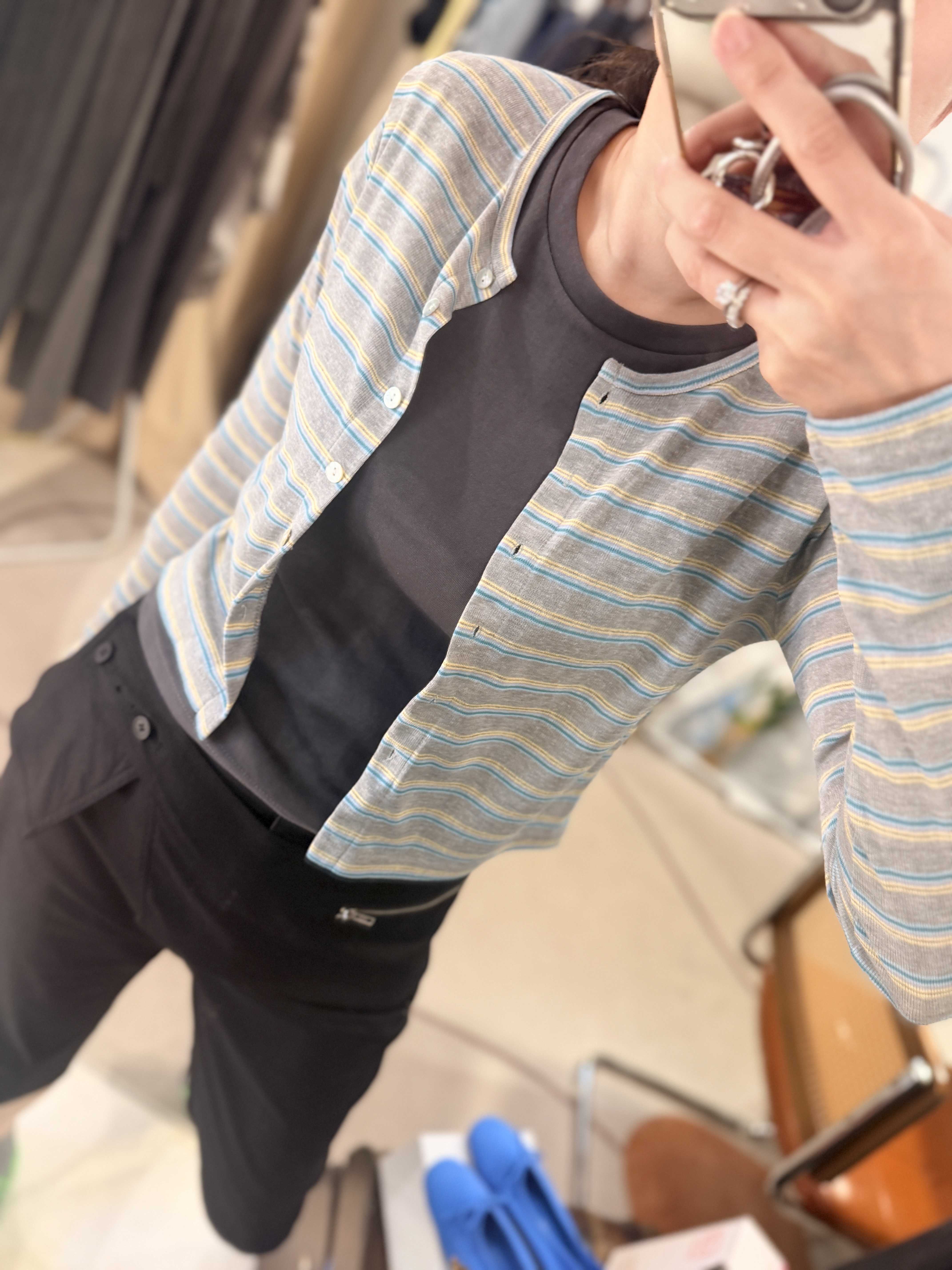Colourful cardigan