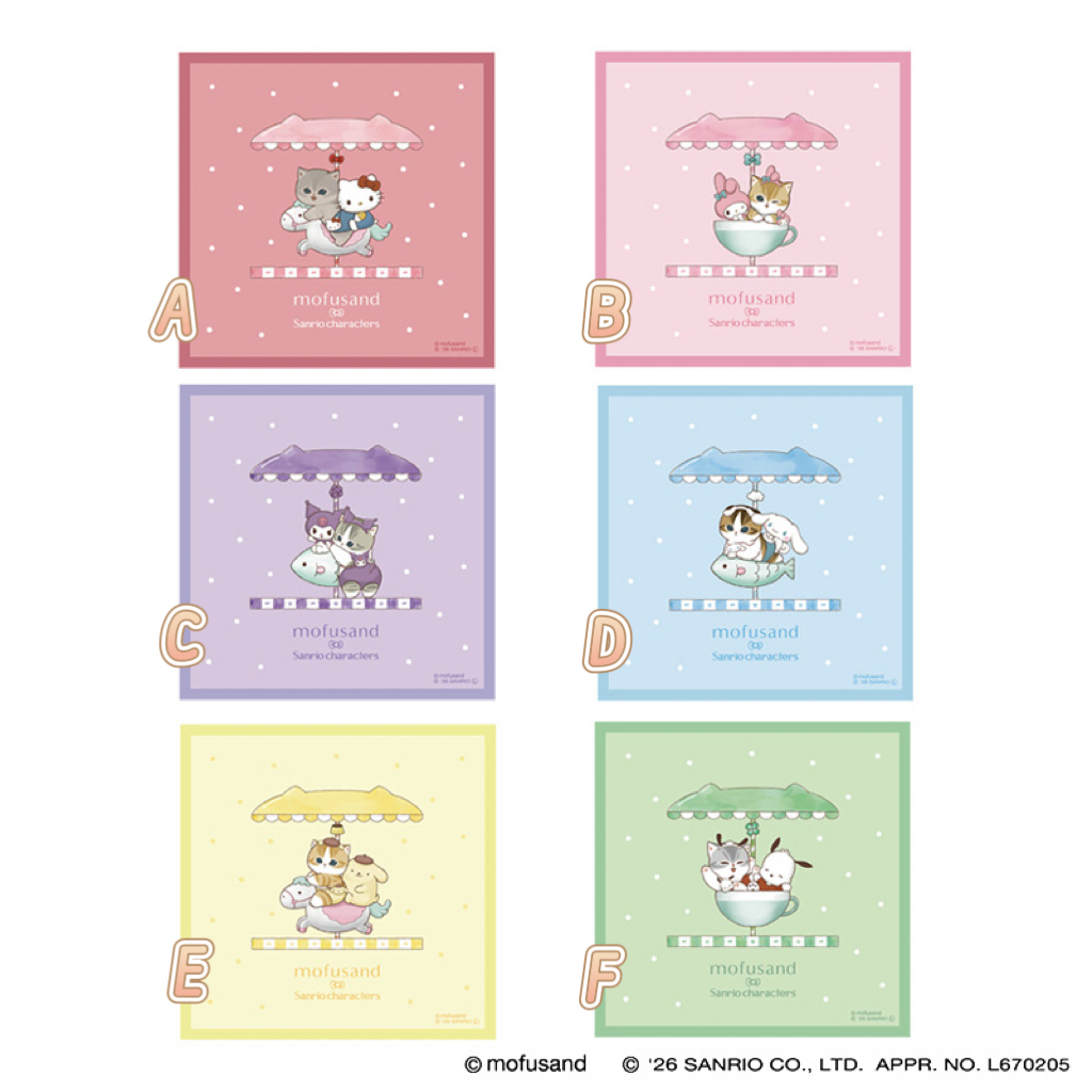 🎀【預訂】Sanrio x Mofusand 迷你毛巾