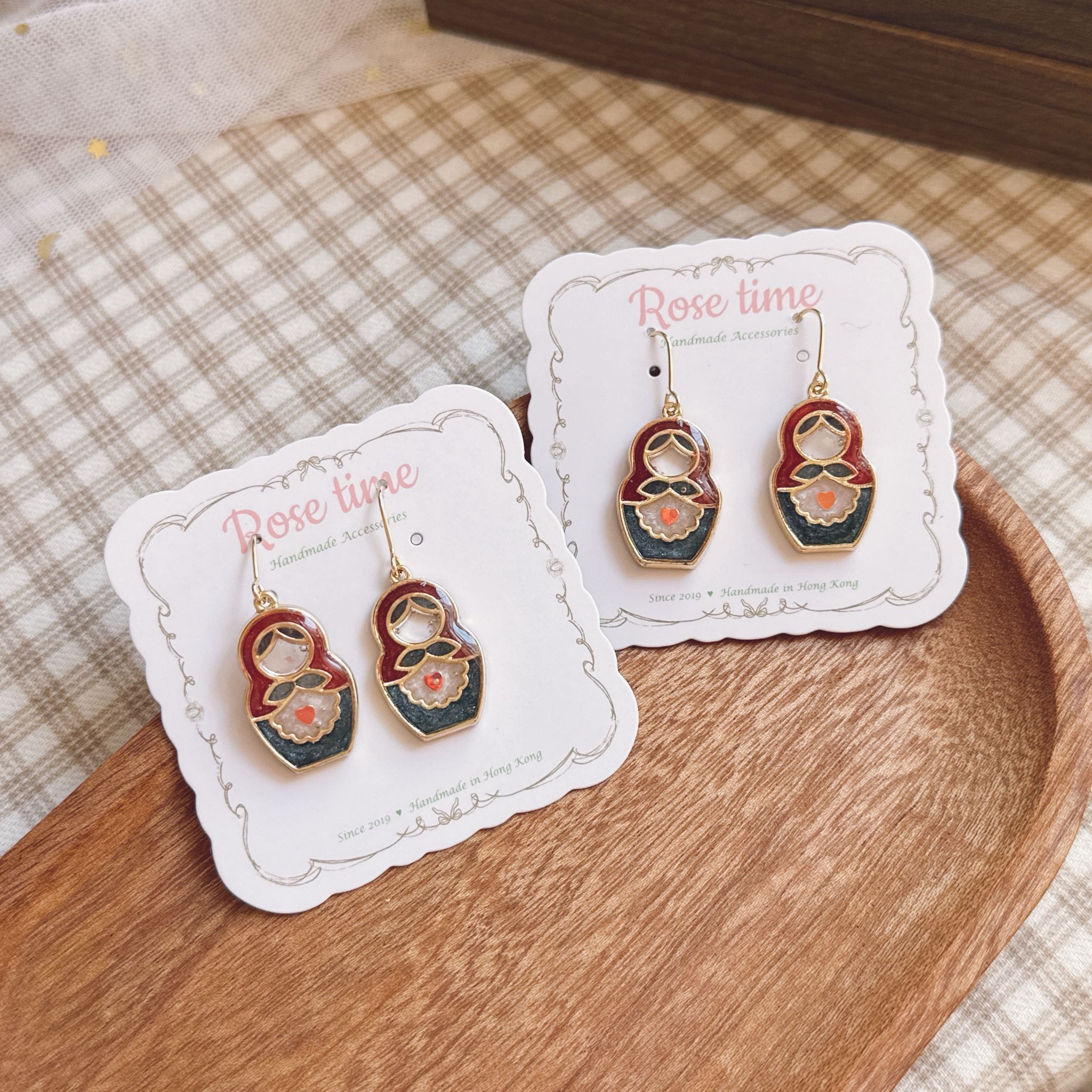 俄羅斯花花 復古絲絨裙 小號