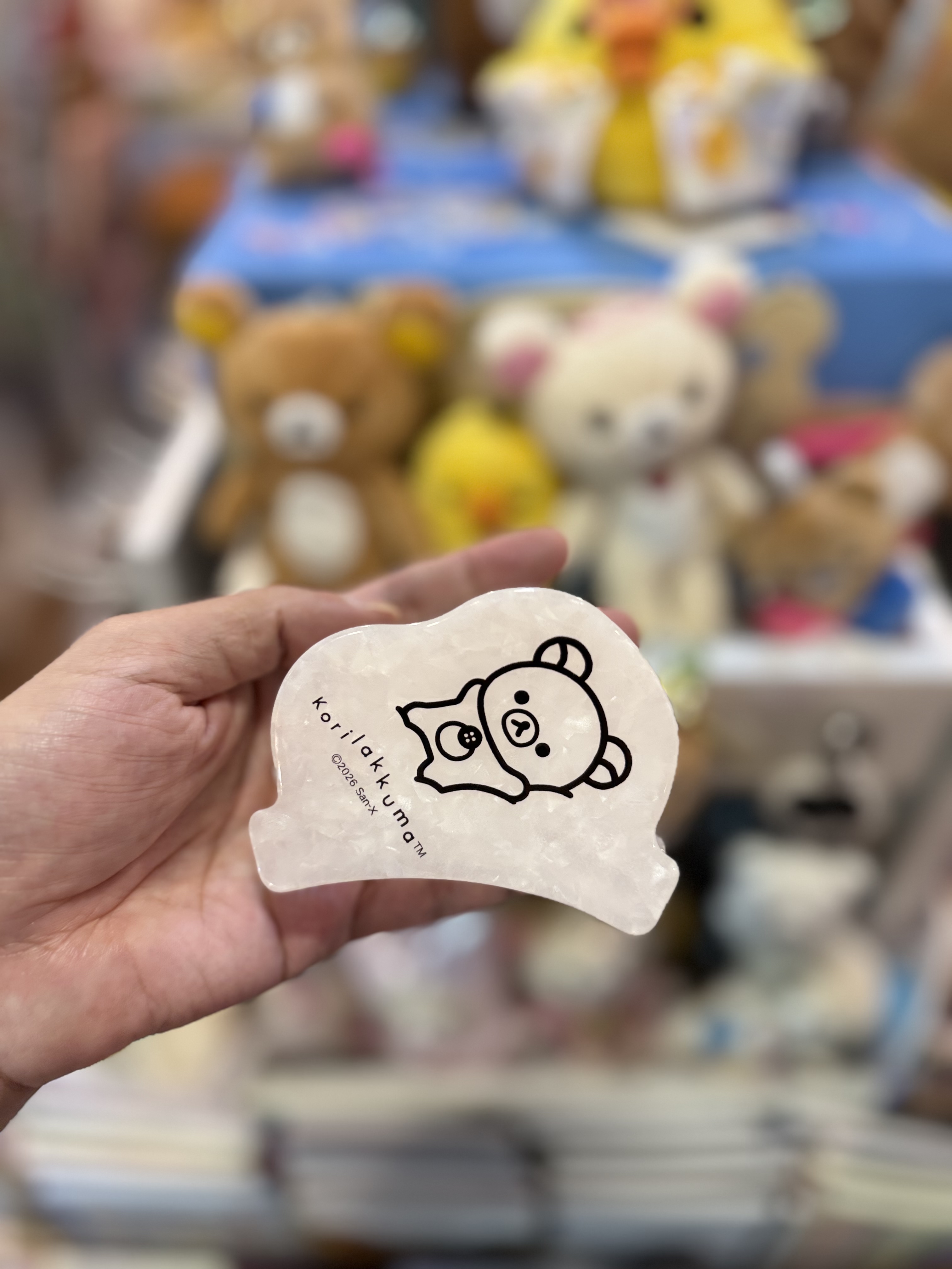 《現貨》全新Rilakkuma 黑白系列 鯊魚髮夾
