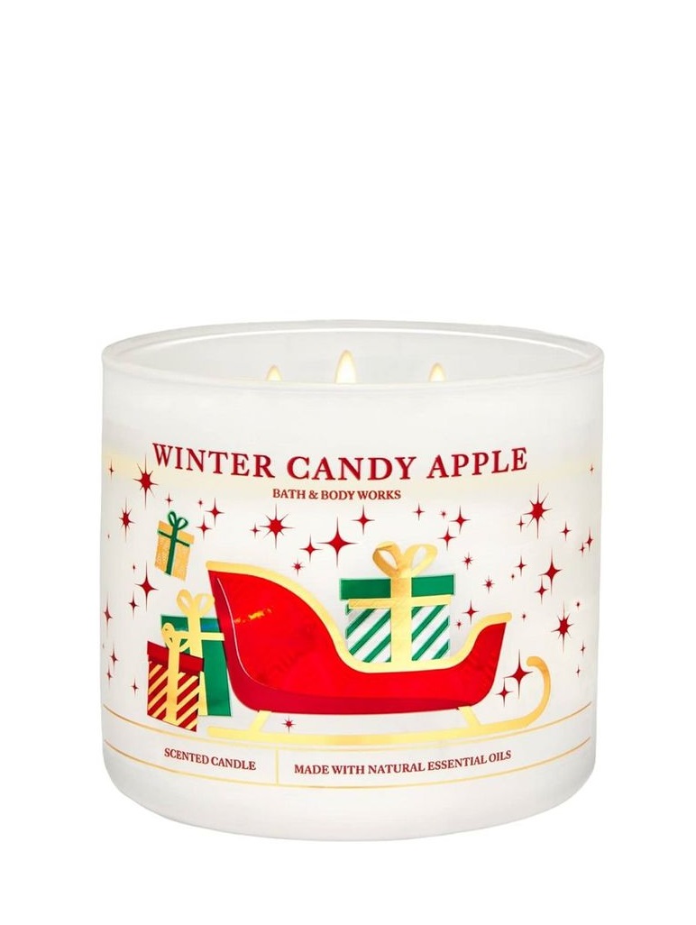 Winter Candy Apple 3-Wick Candle