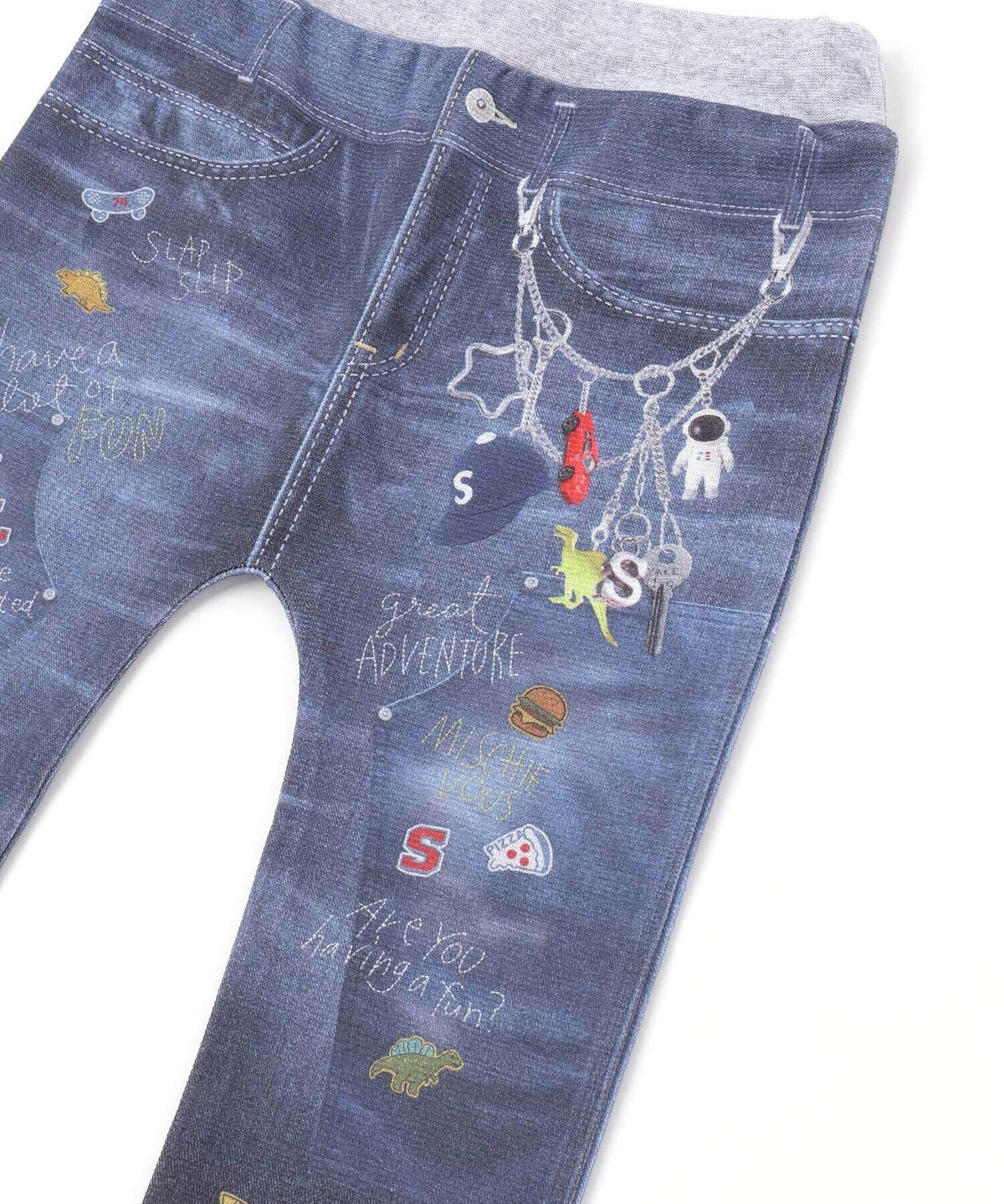 🆕【⭐訂購⭐】🇯🇵日本直送🌀米蘭羅紋 印花 牛仔8分褲［3款選］🌀 [ELBA-0179][260308]