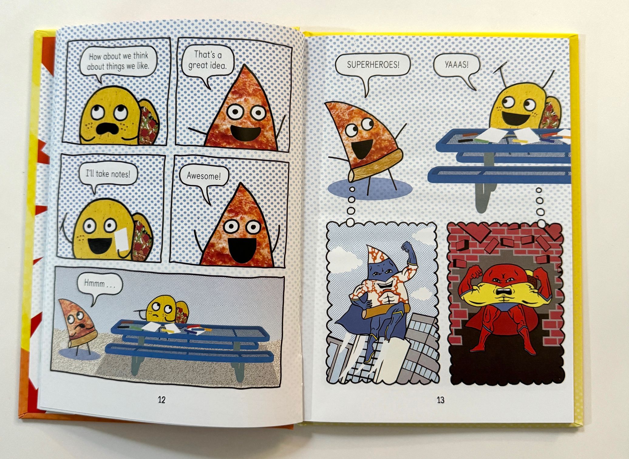 Pizza and Taco 10 books hardcover 披薩餅與玉米片  全彩漫畫系列 10本  B427	