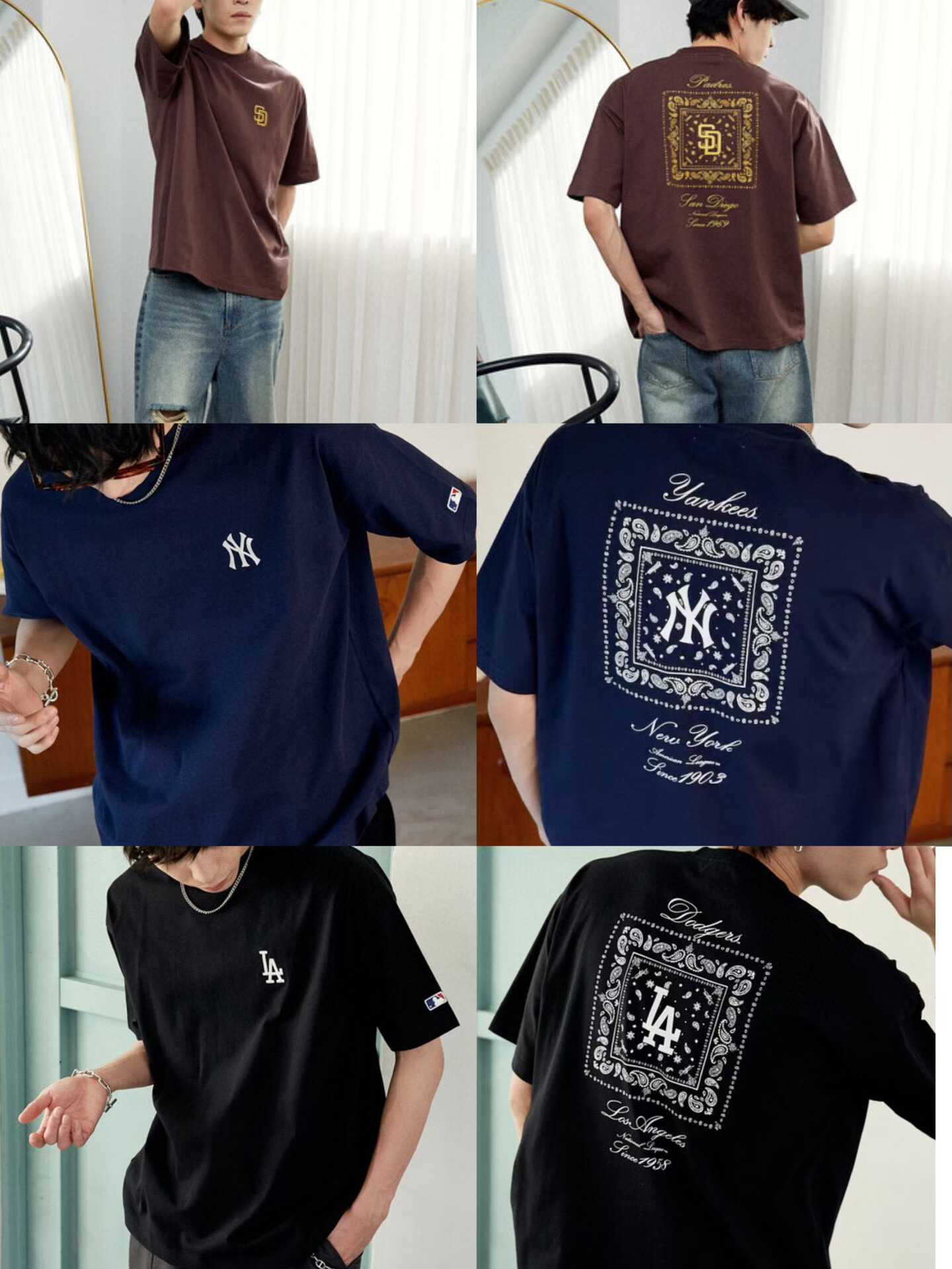 預訂 PUBLUX x MLB 限量款 2026SS 最新變形蟲短袖Tee [貨號26A24507]