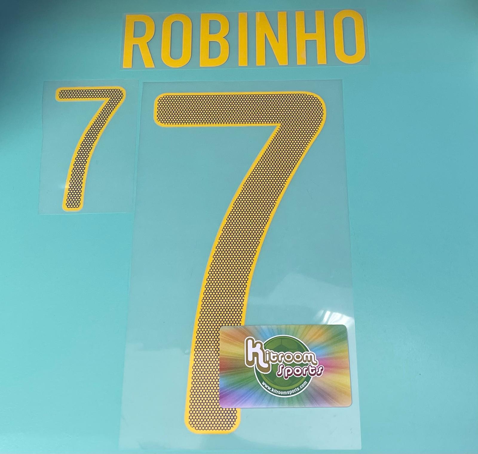 2012 Brasil Away Nameset #7 ROBINHO