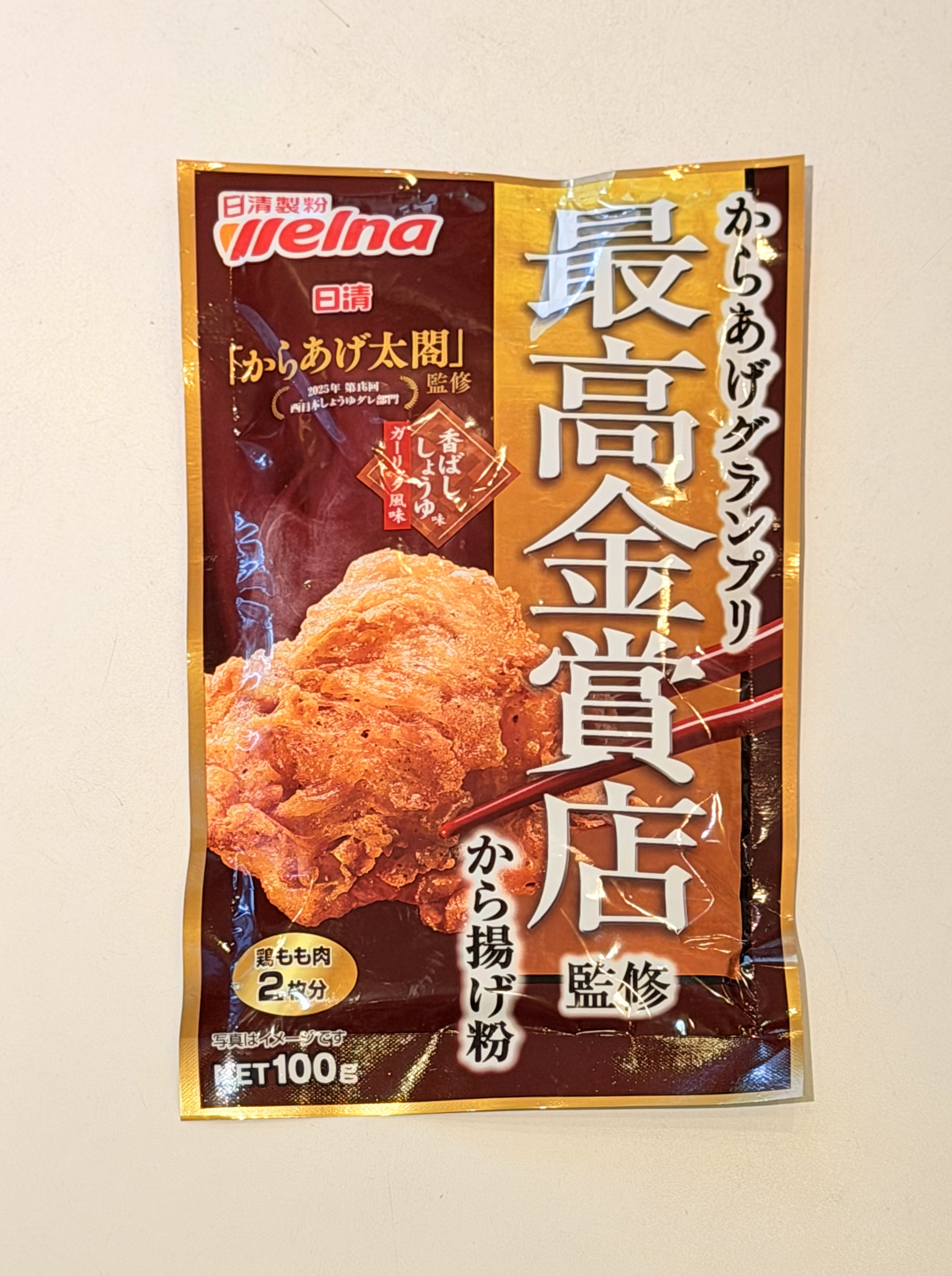 日清最高金賞炸雞粉 (蒜香醬油味) 100g - 1包