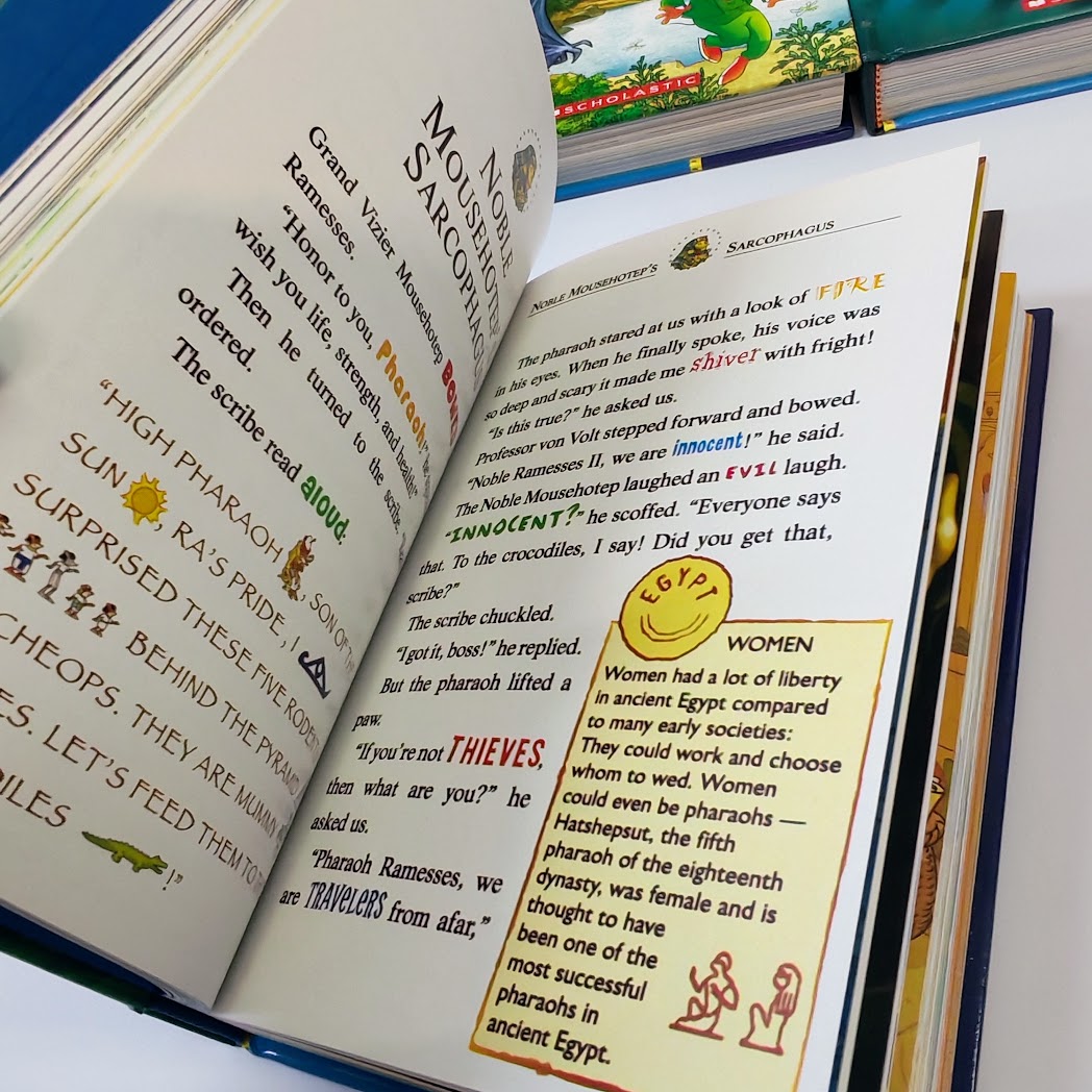 Geronimo Stilton Journey Through Time 8 books 老鼠記者時空穿梭世界8冊    S66