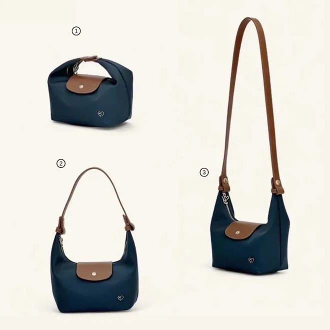 Pony Twenty Eigth Mo-Ya bag 黑啡拼色