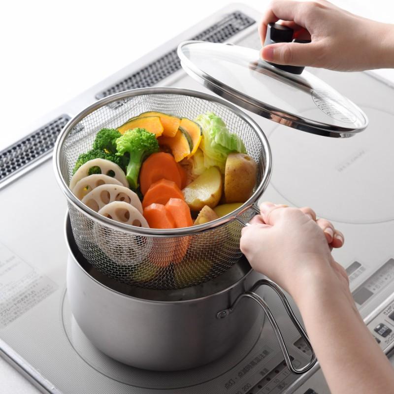 🔥🔥【日本直送《ARNEST》不鏽鋼多功能料理鍋】一鍋九用 | 18cm