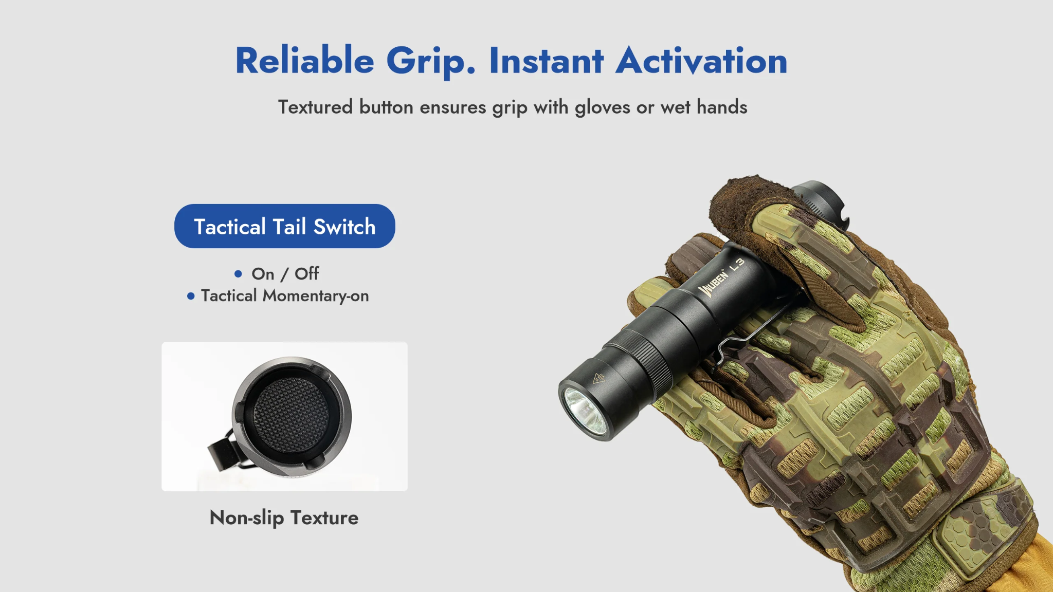 Wuben L3  EDC 戰術手電筒