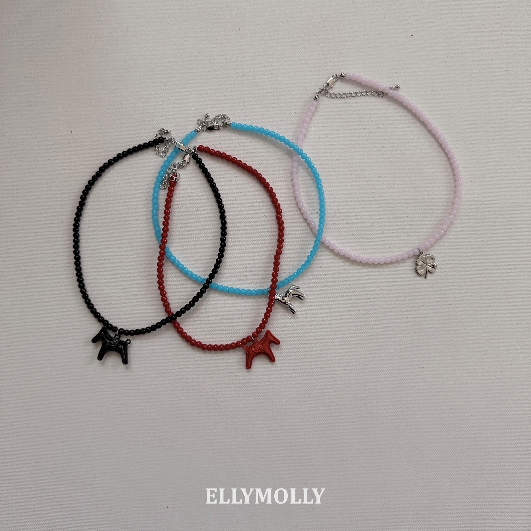 Ellymolly | Horse Bead Necklace(ACC)
