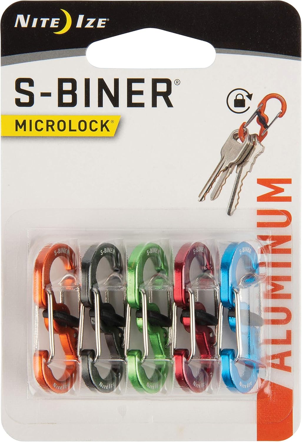 NiteIze S Biner microlock (5隻裝)