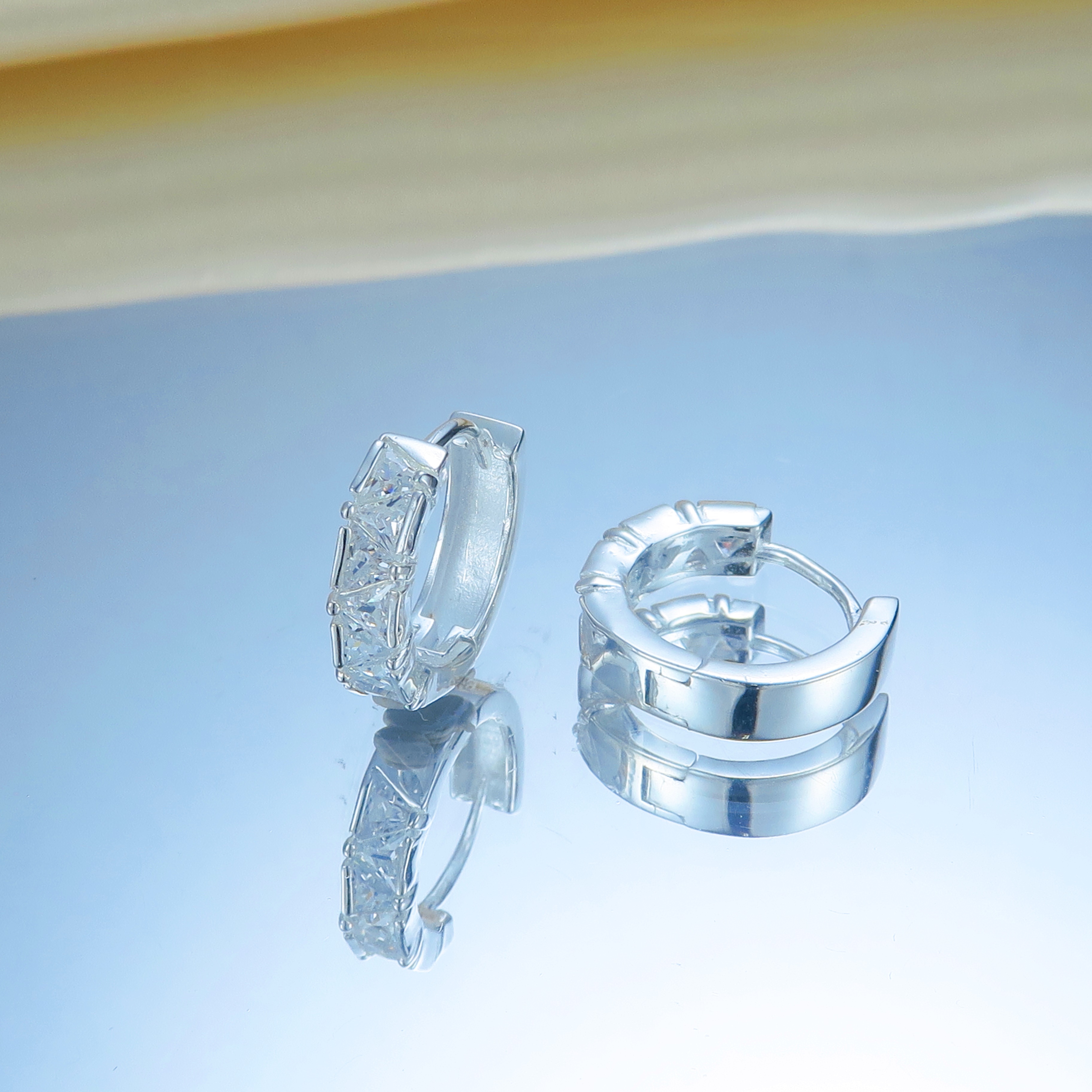  NO.E65   925純銀耳環  內徑約11mm 