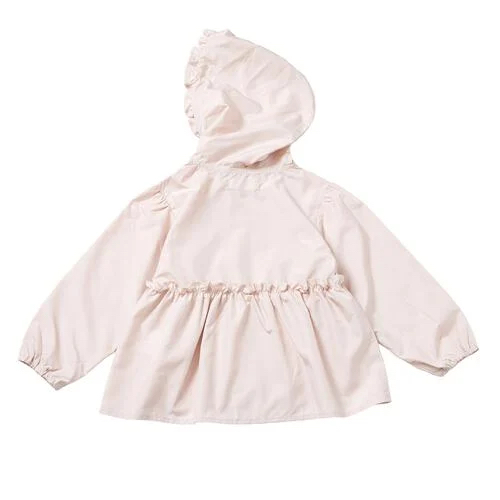 🇯🇵預訂 日本直送🇯🇵Polo Baby標誌刺繡粉紅色荷葉邊連帽外套