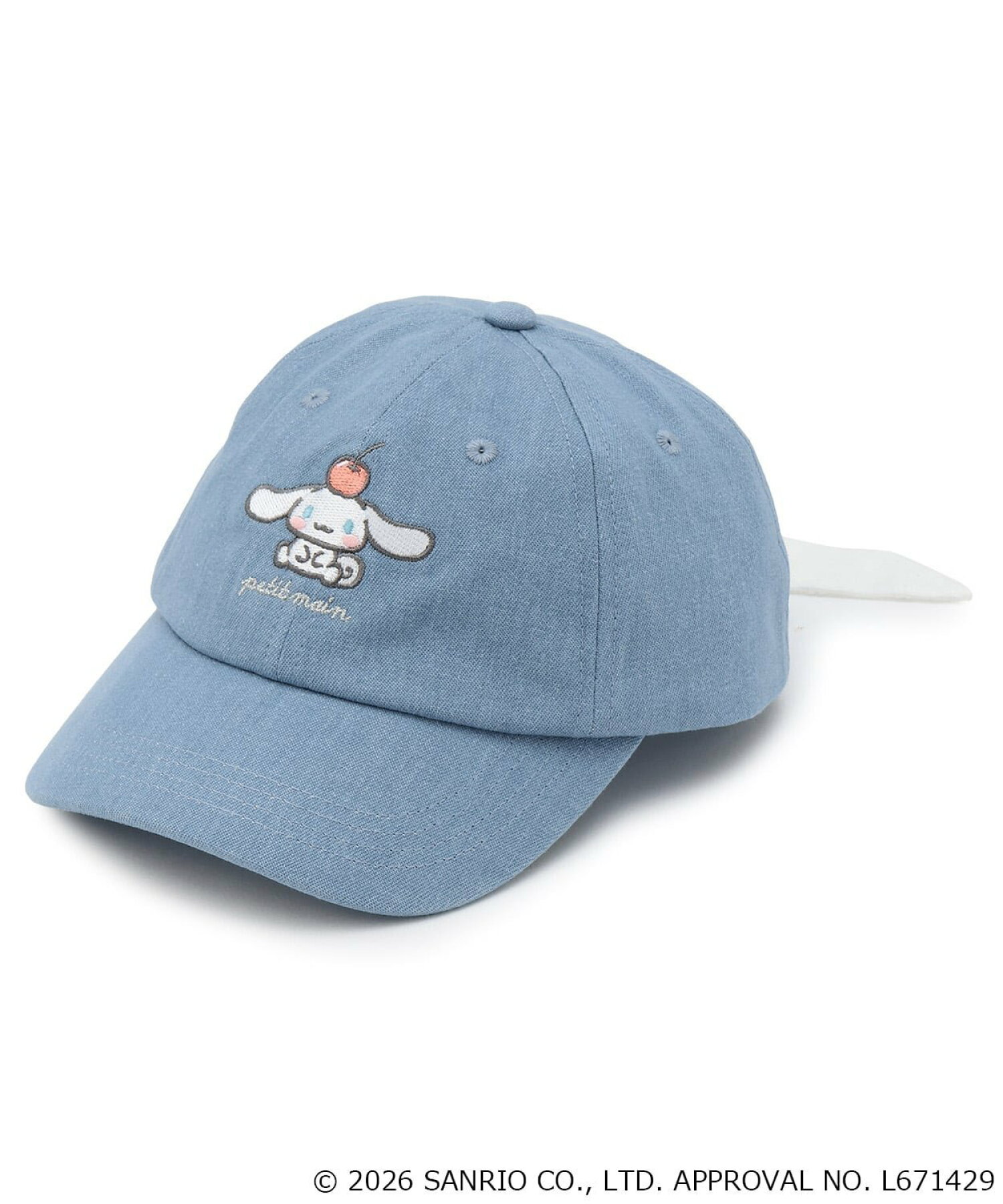 🆕【⭐訂購⭐】  🇯🇵日本直送 🌀#Sanrio 緞帶 刺繡 cap帽［3款選］🌀 [ELGA-0033][260806]