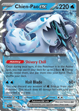 Pokemon TCG Paldea Evolved - Chien-Pao-061/193