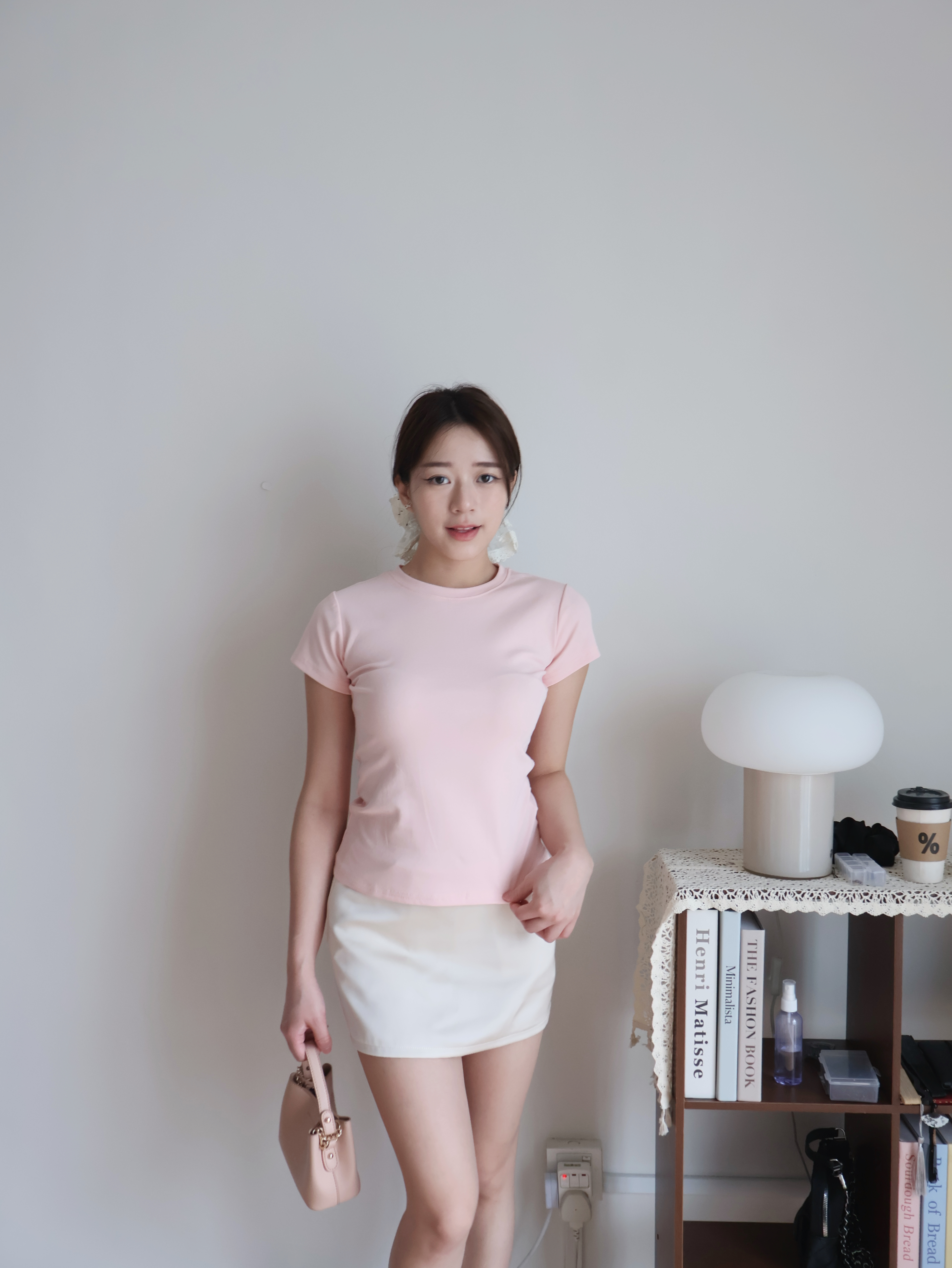 Hailey Cotton Tee | Pink