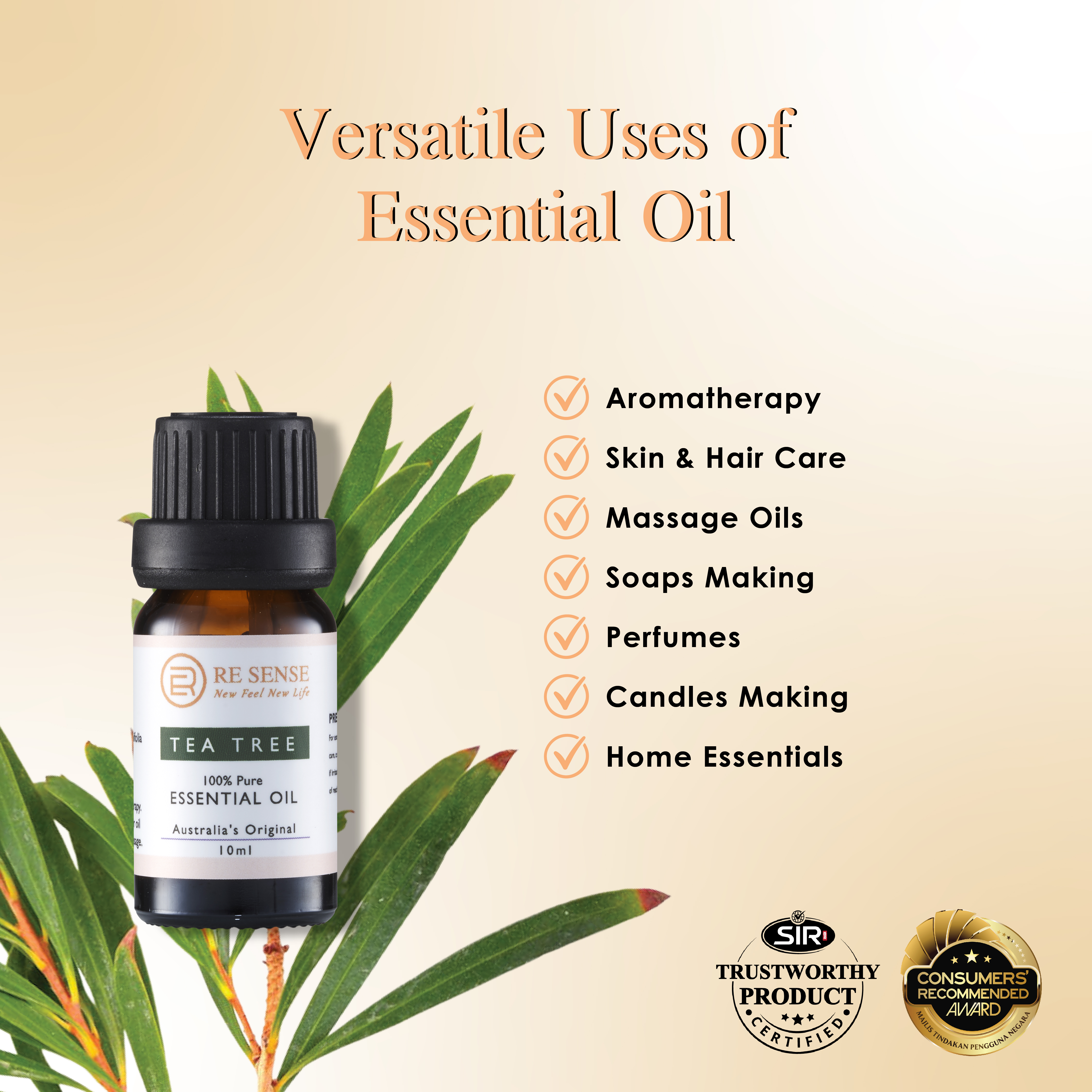 Tea Tree Essential Oil (10ml)