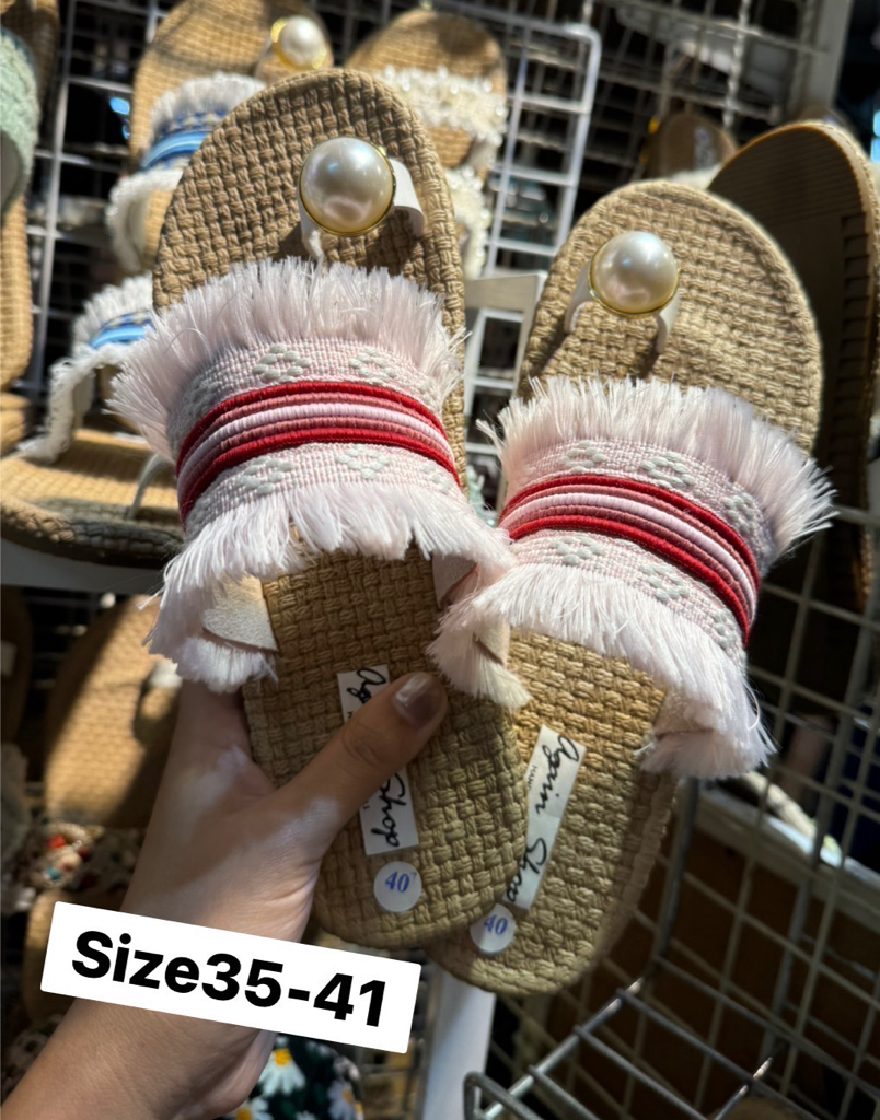 泰國直送 泰國人手製作涼鞋珍珠款式系列