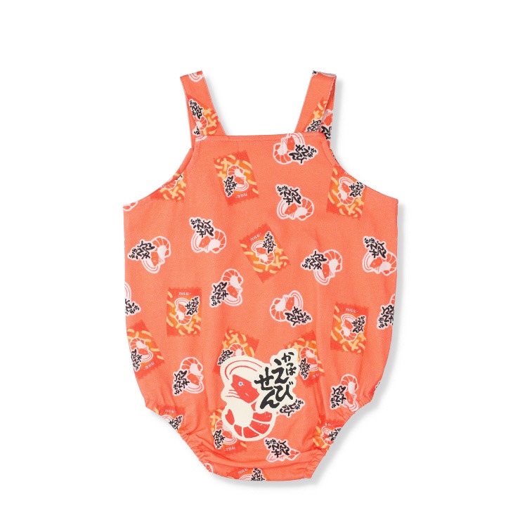 🇯🇵限量預訂 日本直送🇯🇵卡樂B蝦條包裝滿印吊帶包屁衣